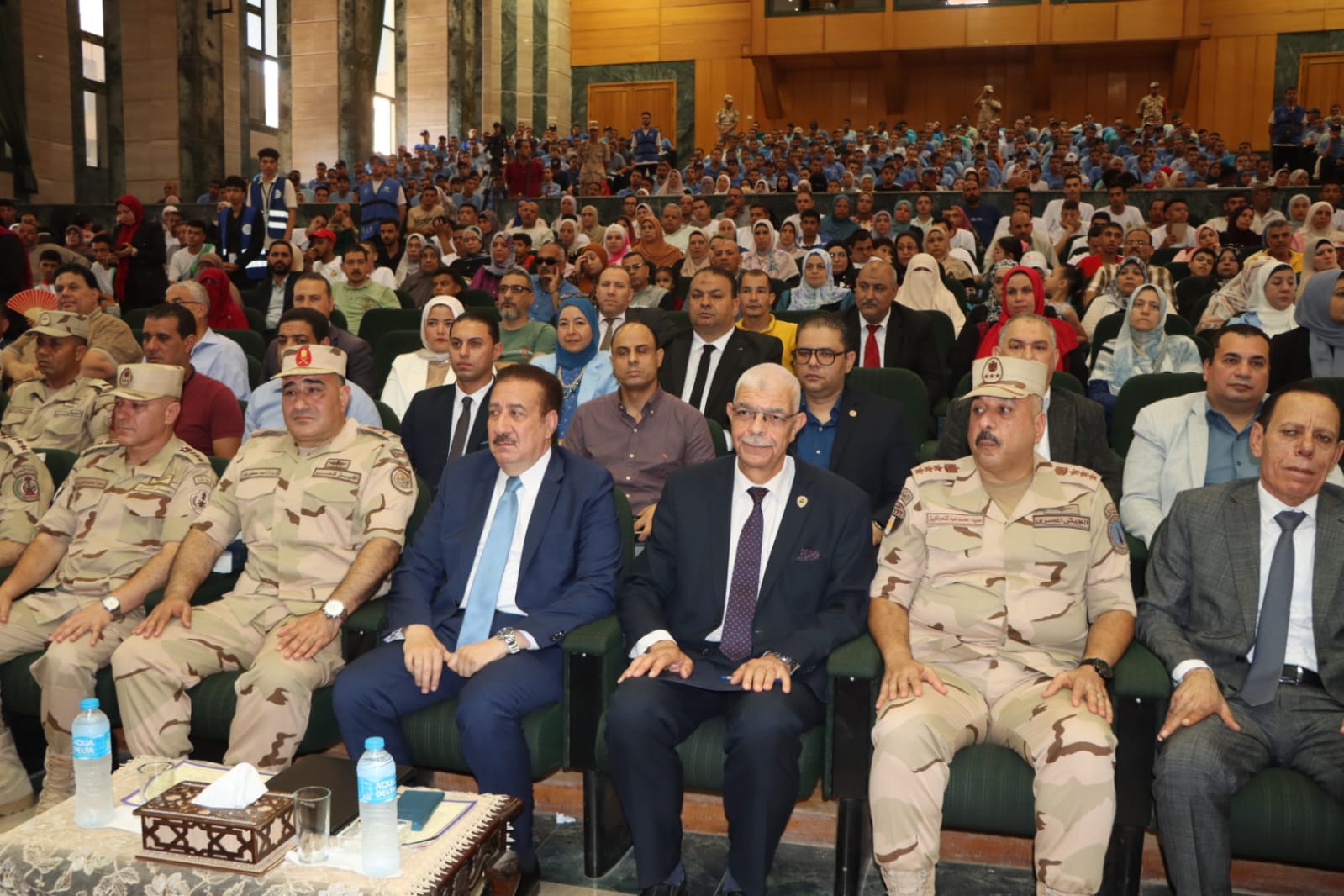 جامعة المنوفية تكرم ذوي الهمم بتوزيع شهادات الإعفاء من الخدمة العسكرية