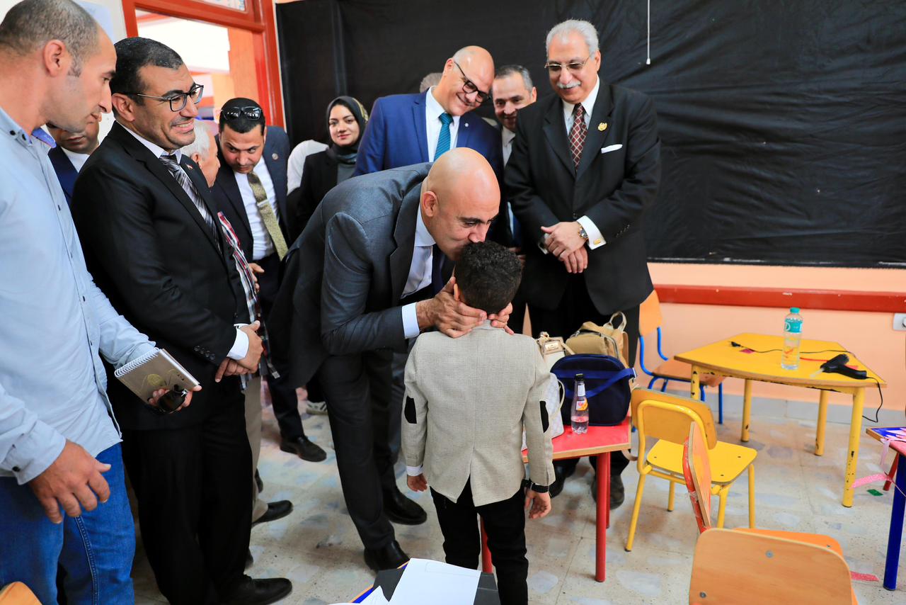 وزير التربية والتعليم يفتتح مدارس جديدة بالقليوبية