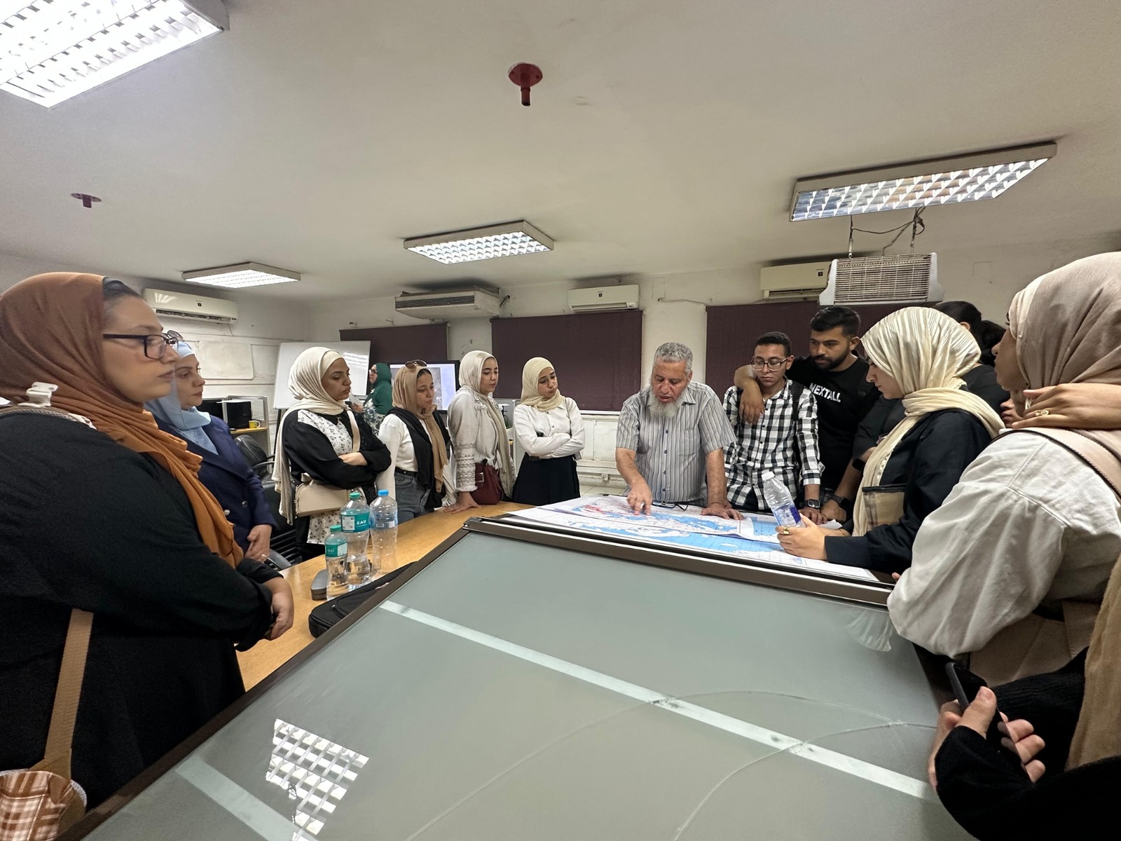 طلاب جامعة حلوان يستكشفون عالم الأرصاد الجوية وأسرار الطقس