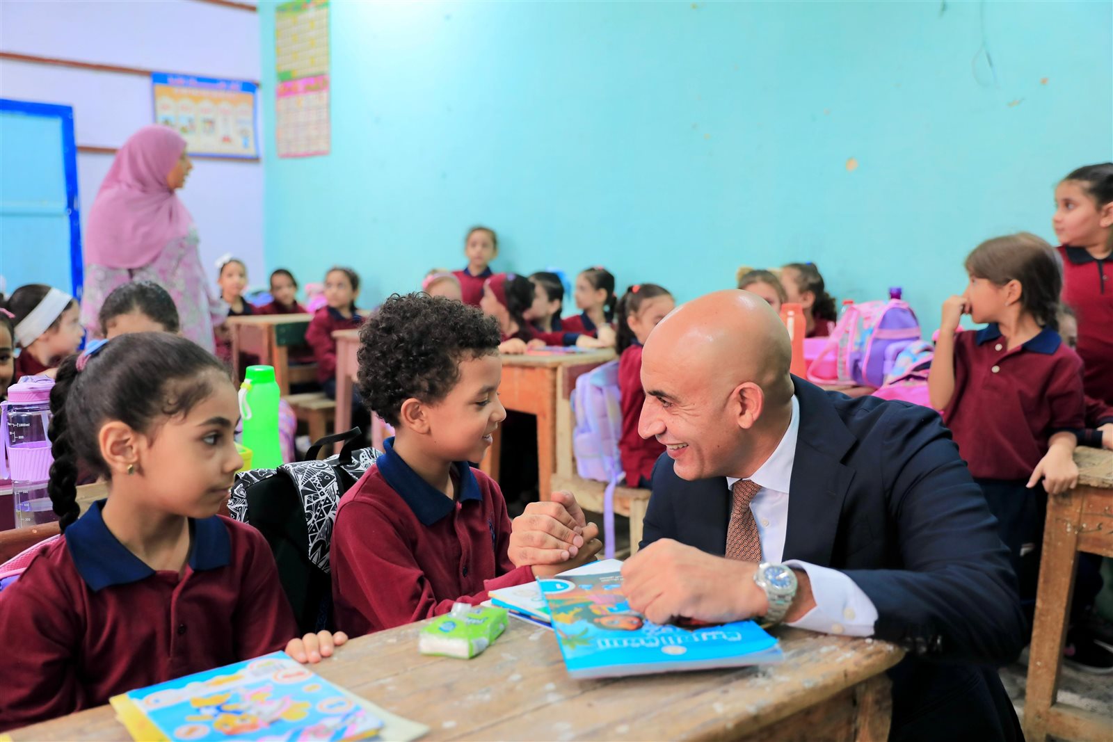 وزير التربية والتعليم يتفقد مدارس القليوبية