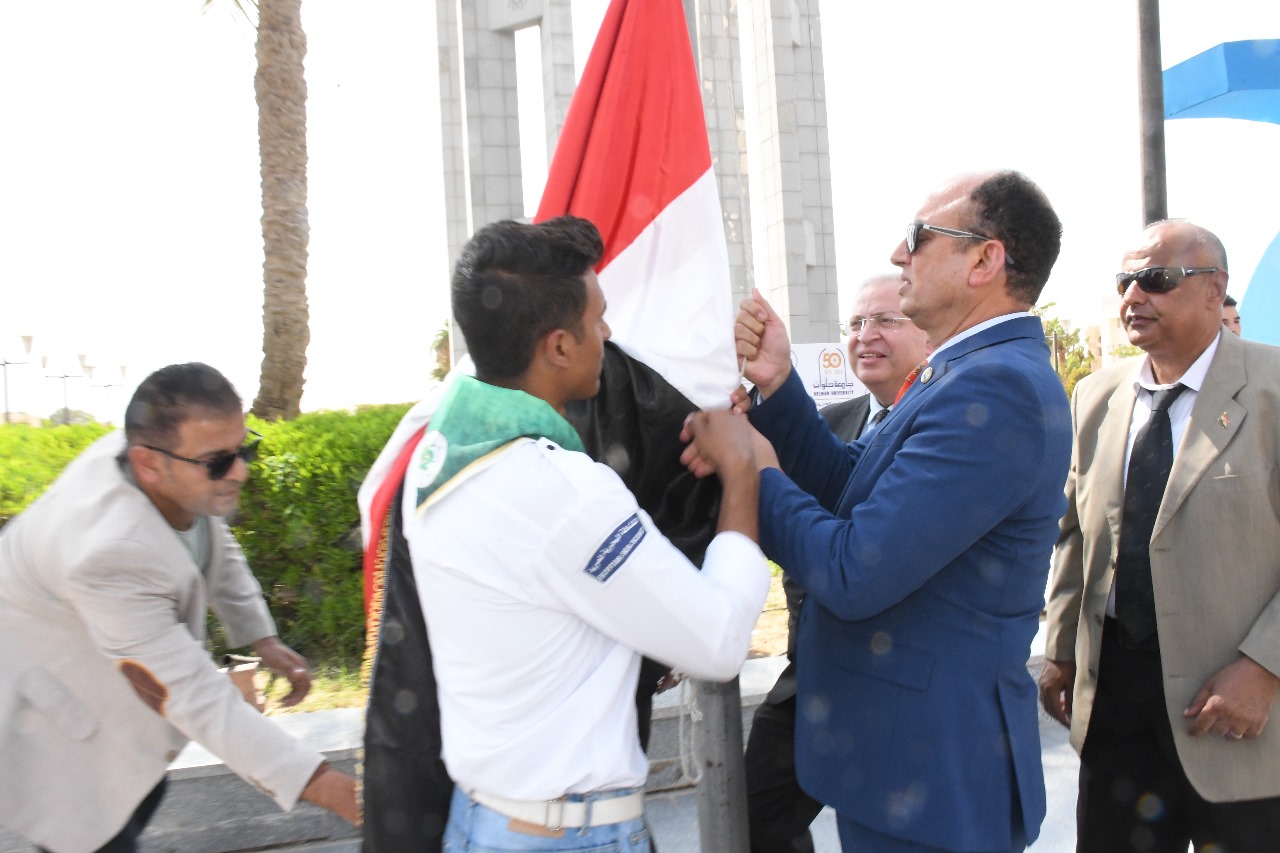 جامعة حلوان تحتفل بطلابها الجدد في انطلاقة العام الجامعي 2025