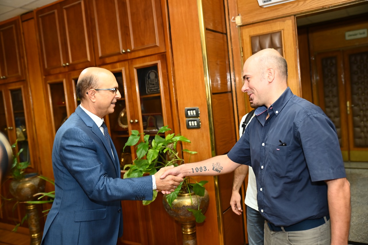 جامعة أسيوط تستقبل وفدًا فرنسيًا ضمن مشروع إمحوتب