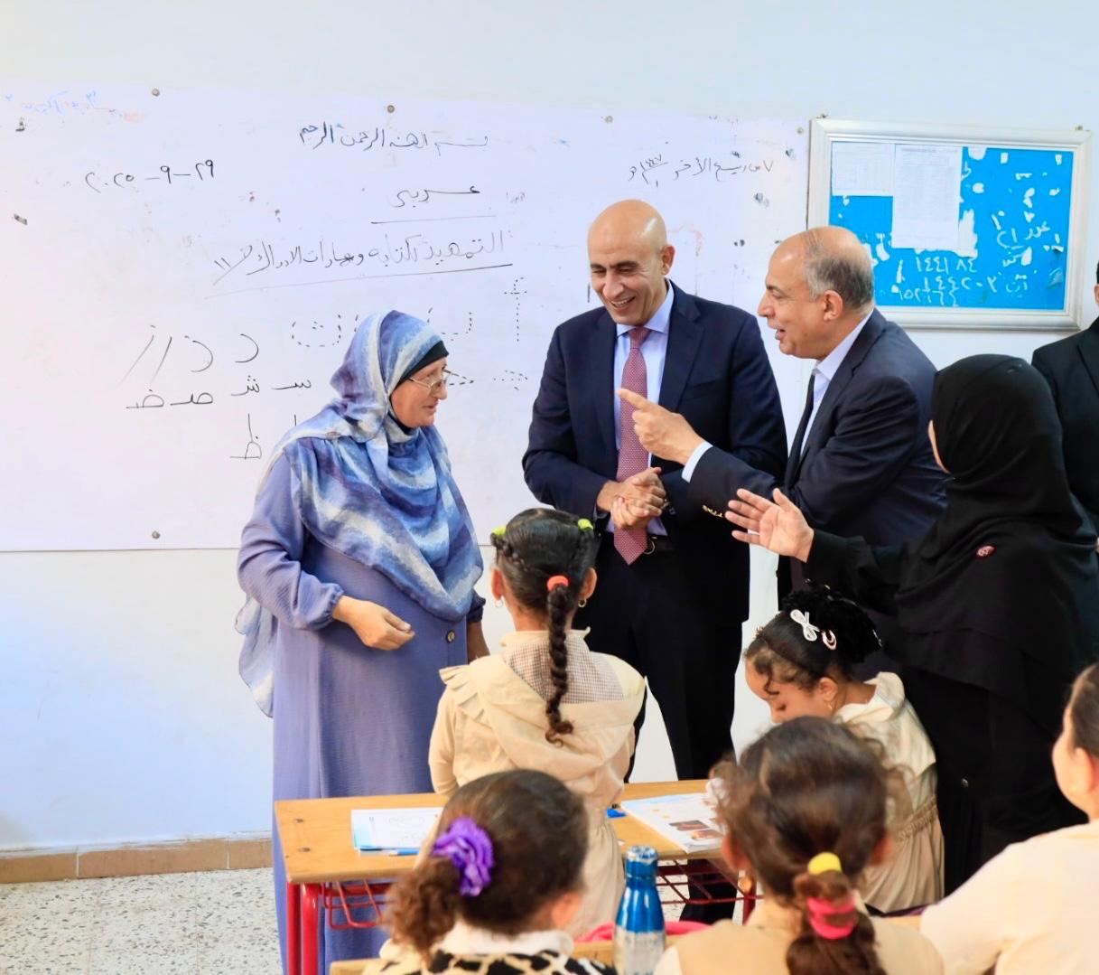 وزير التربية والتعليم يتفقد مدارس المنيا