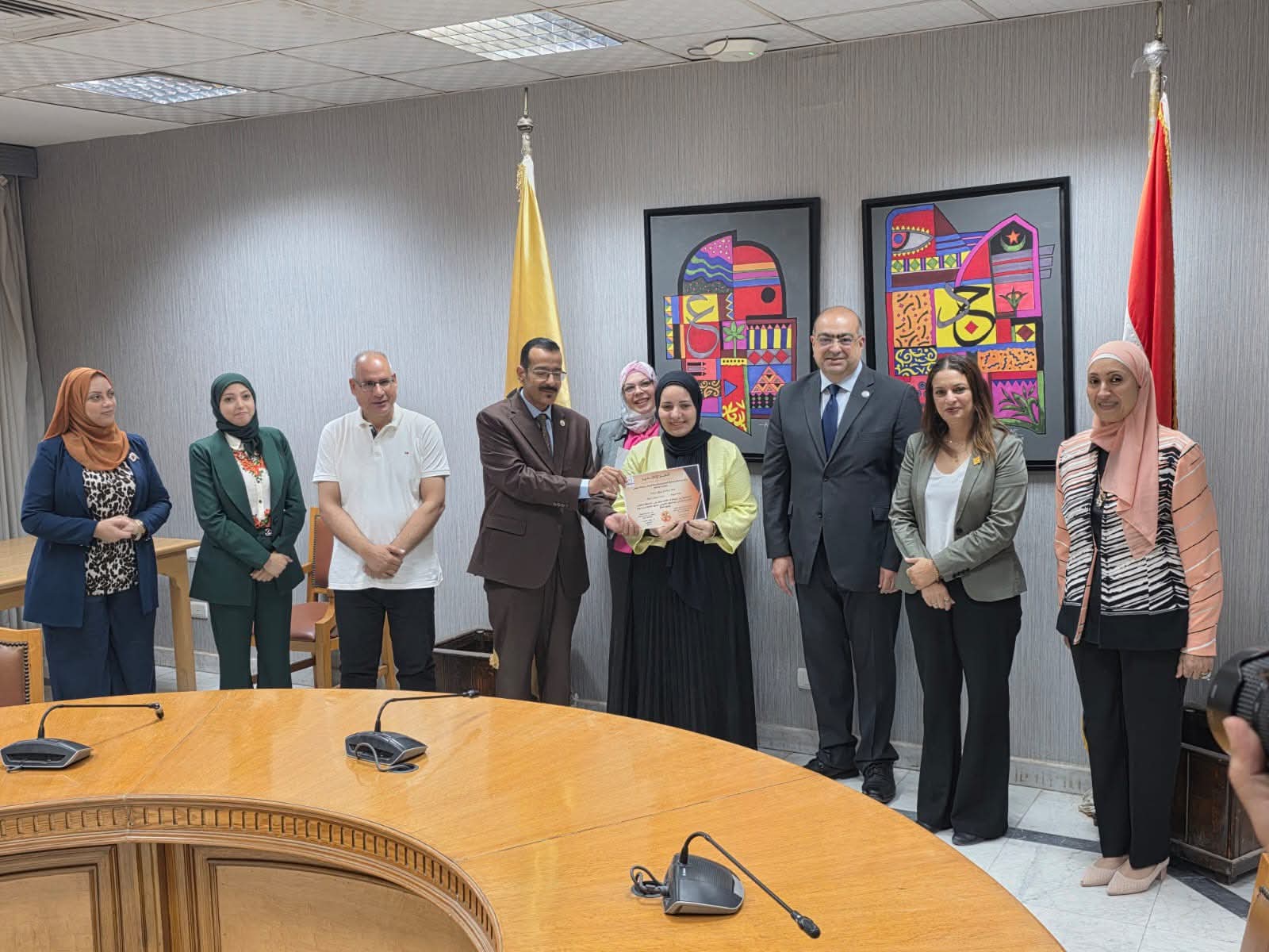 جامعة حلوان تحتفل بإنجاز وطني في محو الأمية