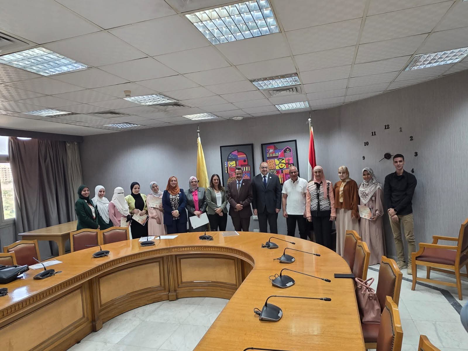 جامعة حلوان تحتفل بإنجاز وطني في محو الأمية