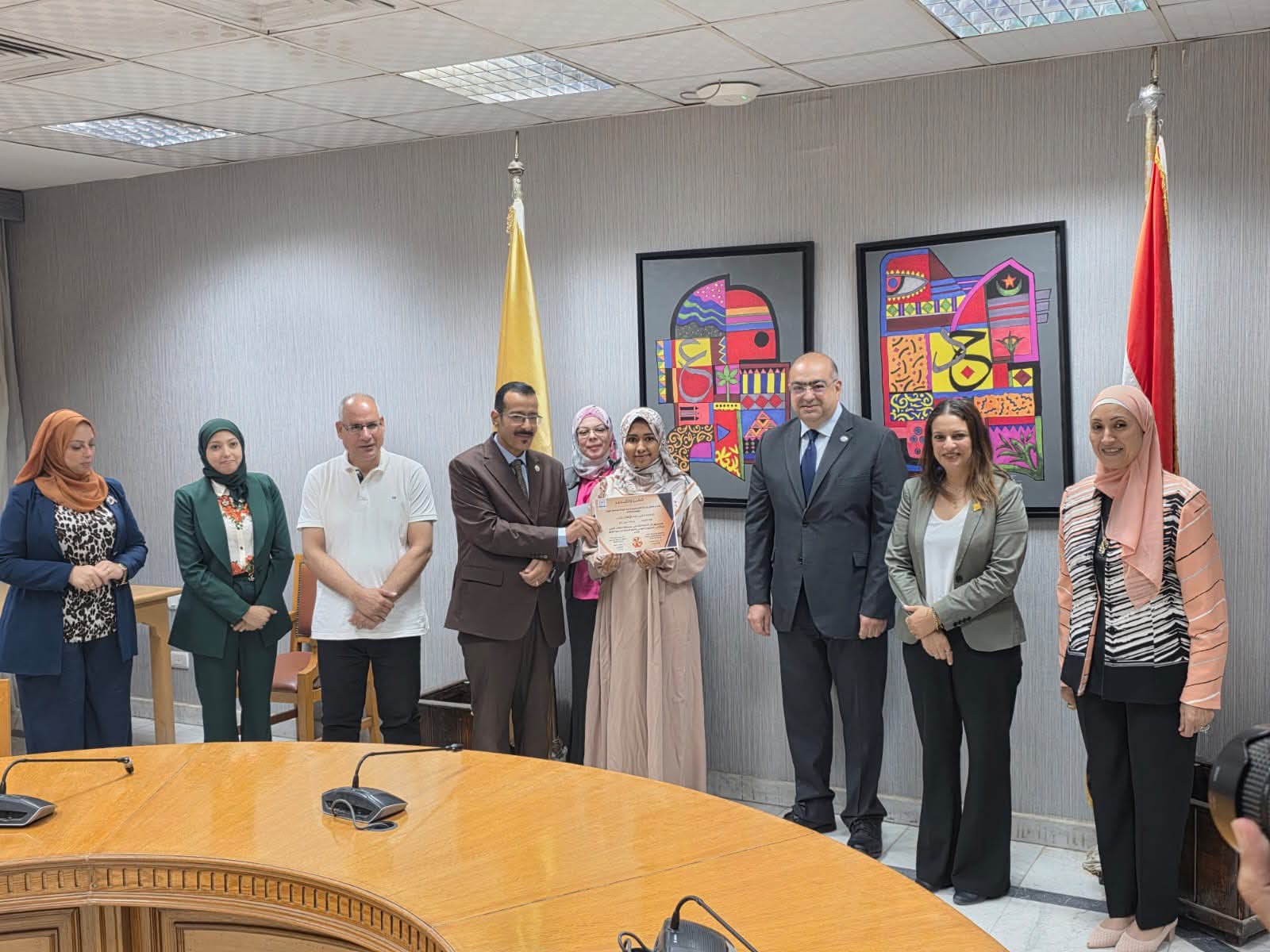 جامعة حلوان تحتفل بإنجاز وطني في محو الأمية