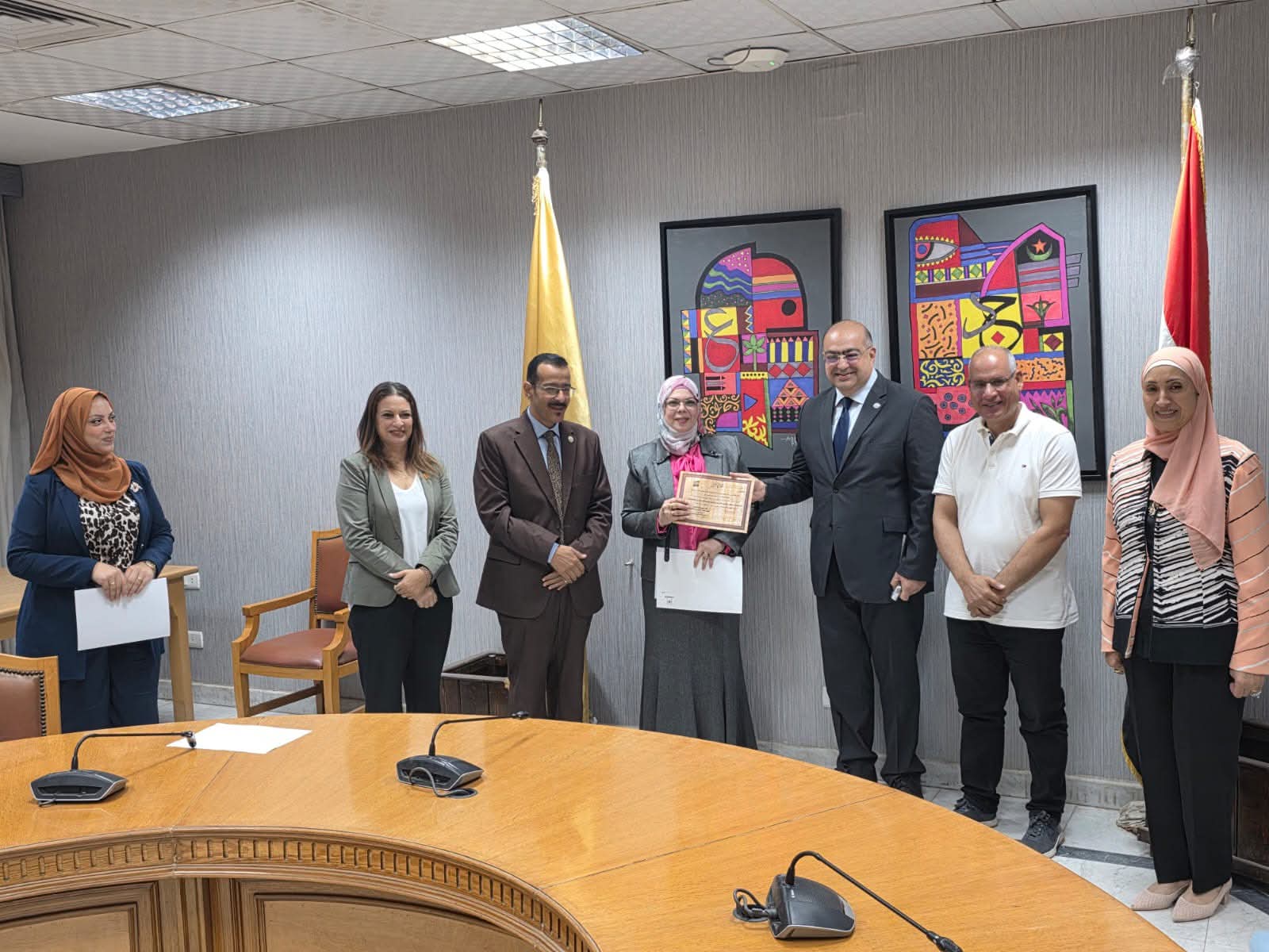 جامعة حلوان تحتفل بإنجاز وطني في محو الأمية