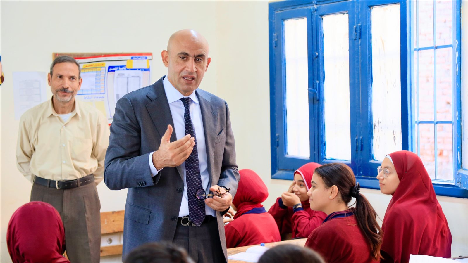وزير التربية والتعليم يتابع سير العملية التعليمية بمحافظة الفيوم 