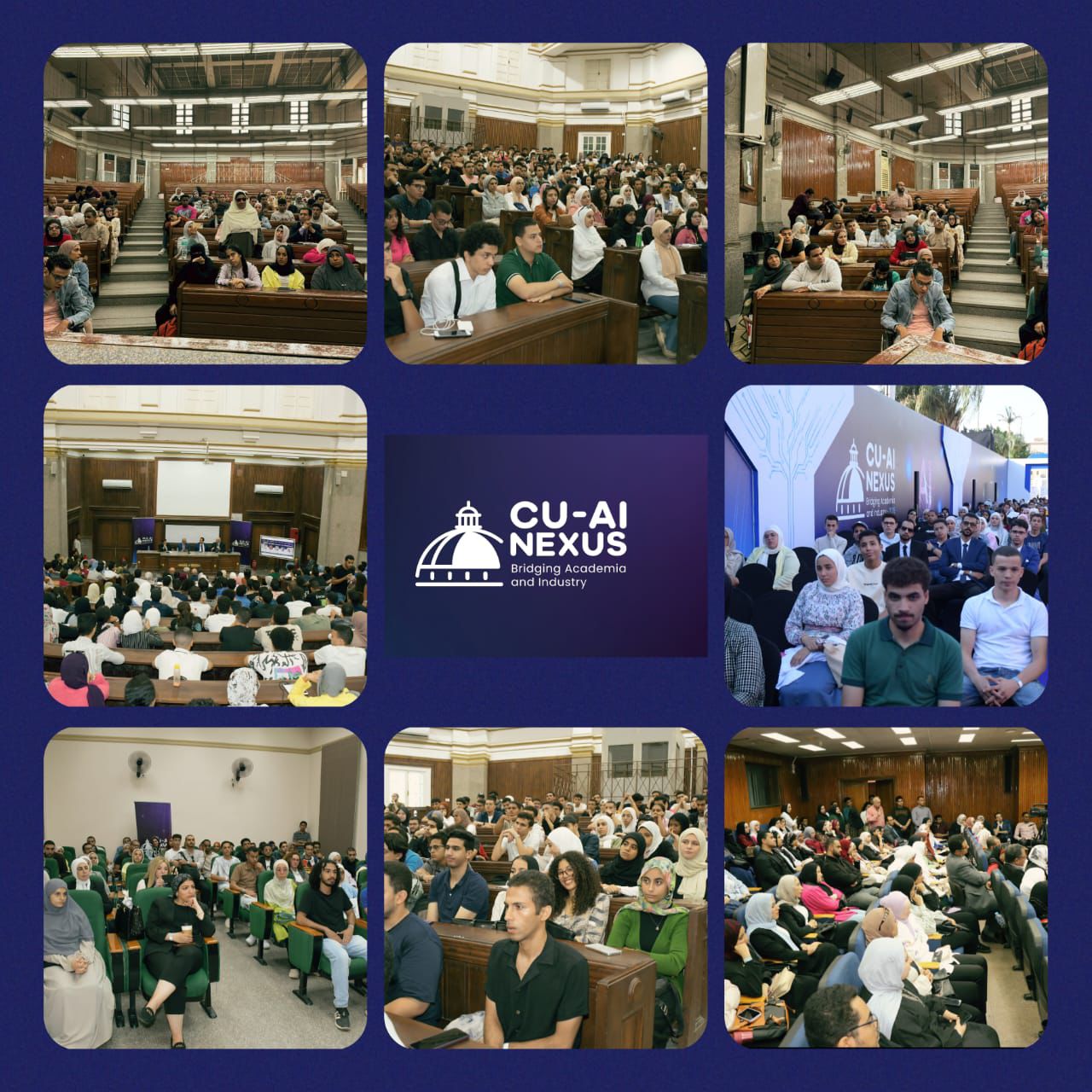 جامعة القاهرة تكرم طلابها المبدعين في المؤتمر الدولي الأول للذكاء الاصطناعي