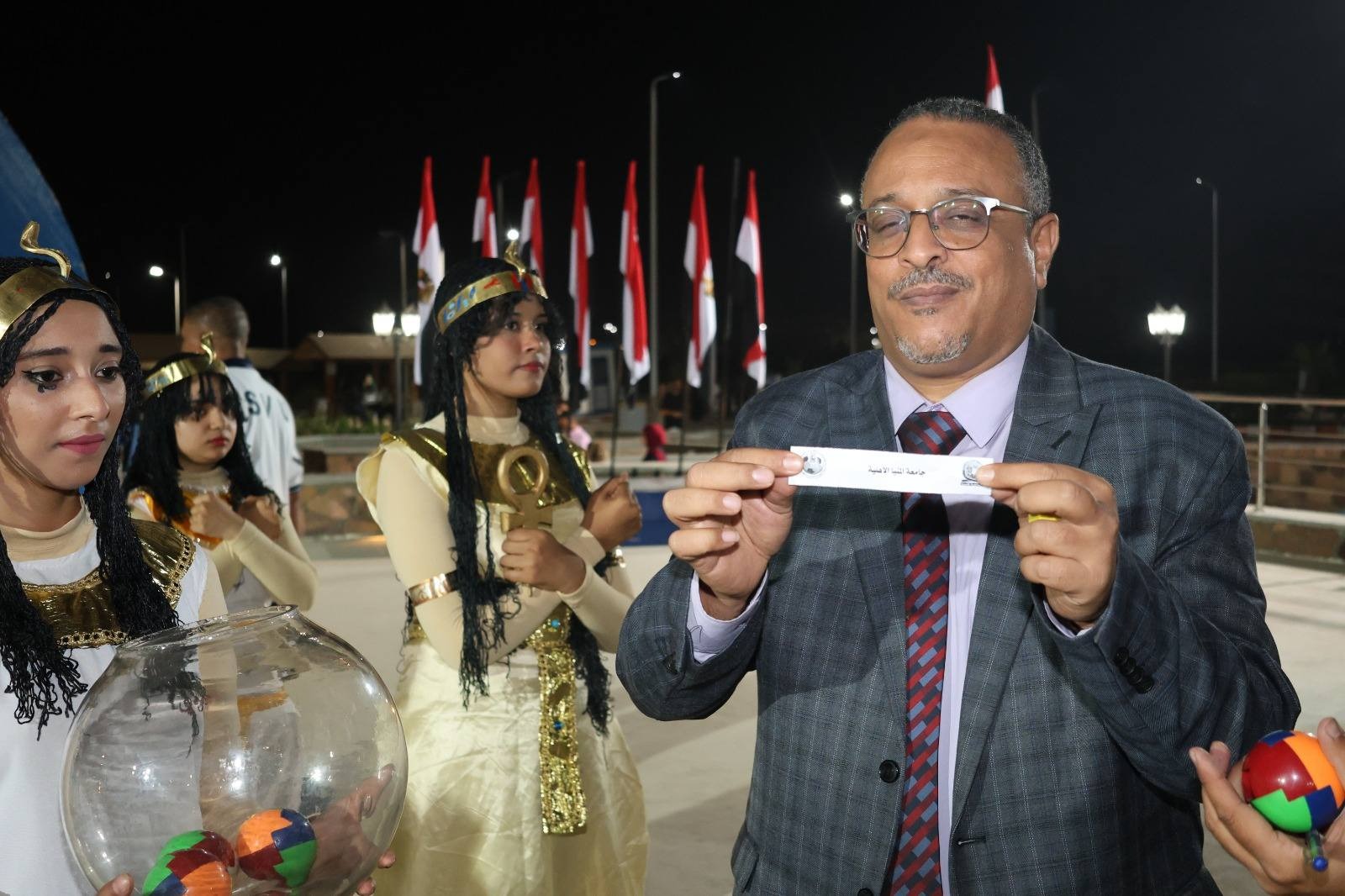 جامعة قنا تطلق الدورة العربية العشرون لخماسيات كرة القدم