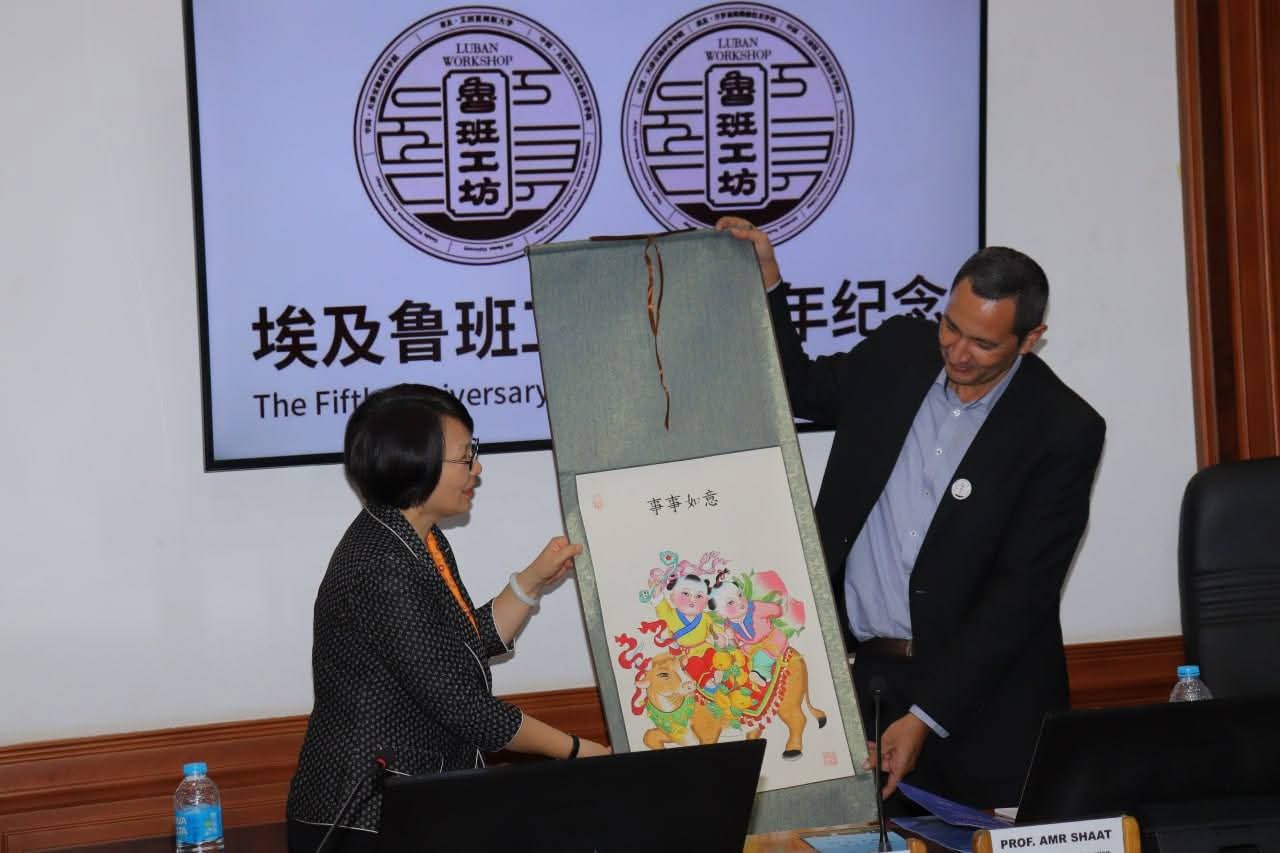 هندسة عين شمس تحتفل بمرور خمس سنوات على افتتاح ورشة لوبان