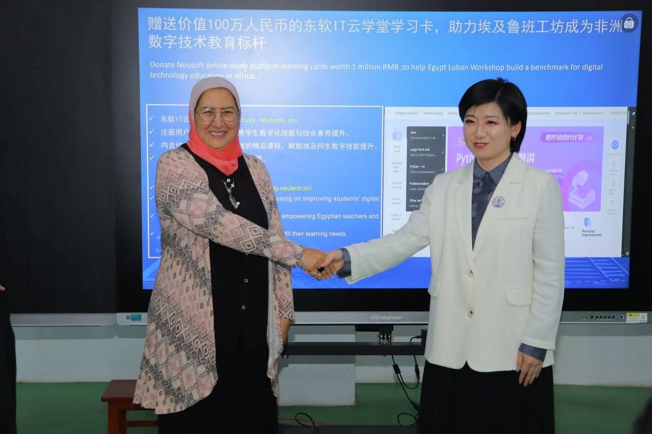 هندسة عين شمس تحتفل بمرور خمس سنوات على افتتاح ورشة لوبان