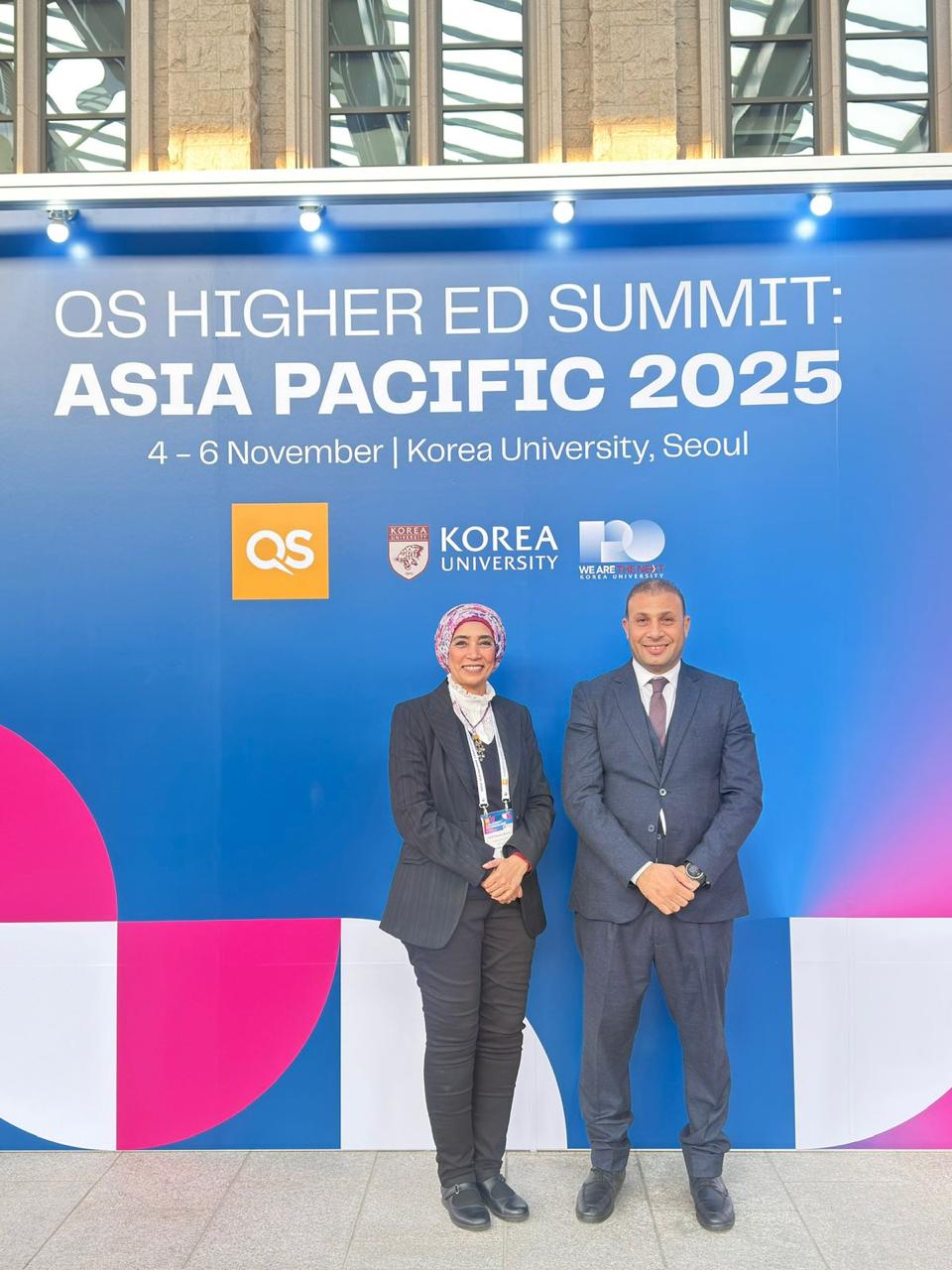 جامعة الأقصر تتألق عالميًا في قمة QS للتعليم العالي 2025 بسيول