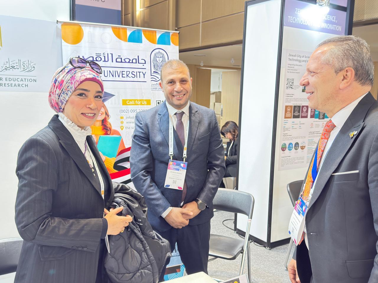 جامعة الأقصر تتألق عالميًا في قمة QS للتعليم العالي 2025 بسيول