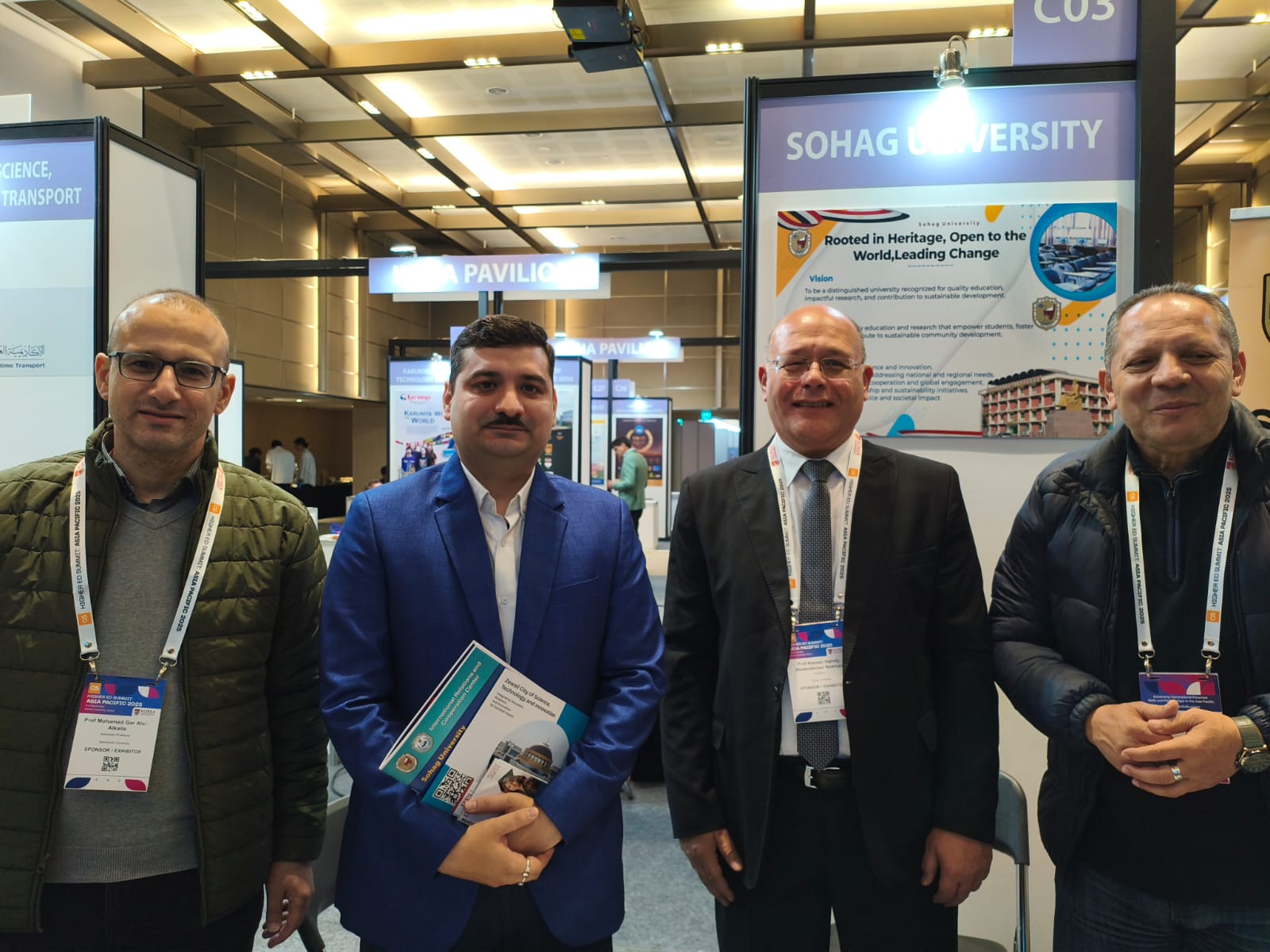 جامعة سوهاج توقّع بروتوكولات أكاديمية عالمية مع الهند والفلبين في سيول 2025