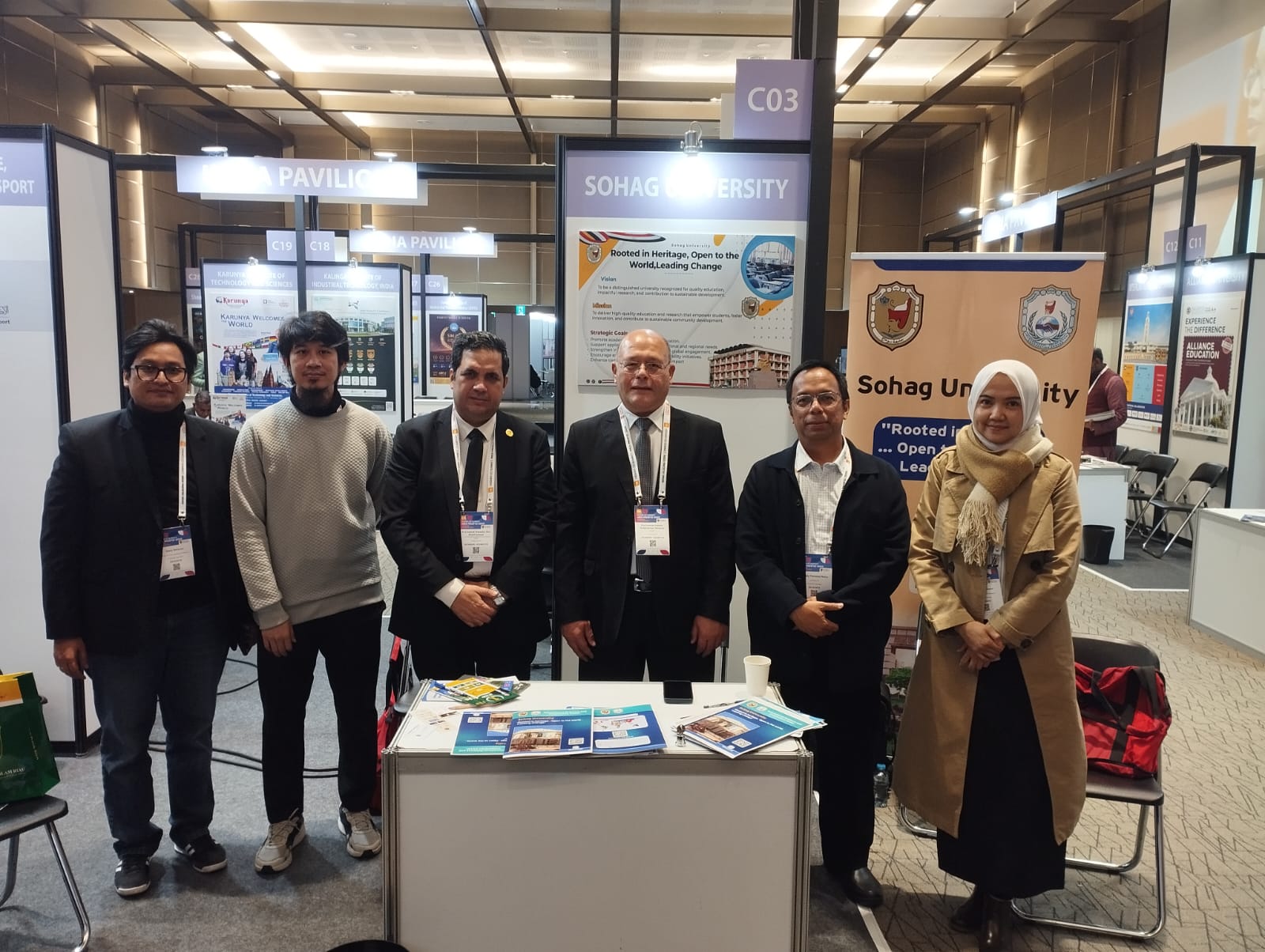 جامعة سوهاج توقّع بروتوكولات أكاديمية عالمية مع الهند والفلبين في سيول 2025