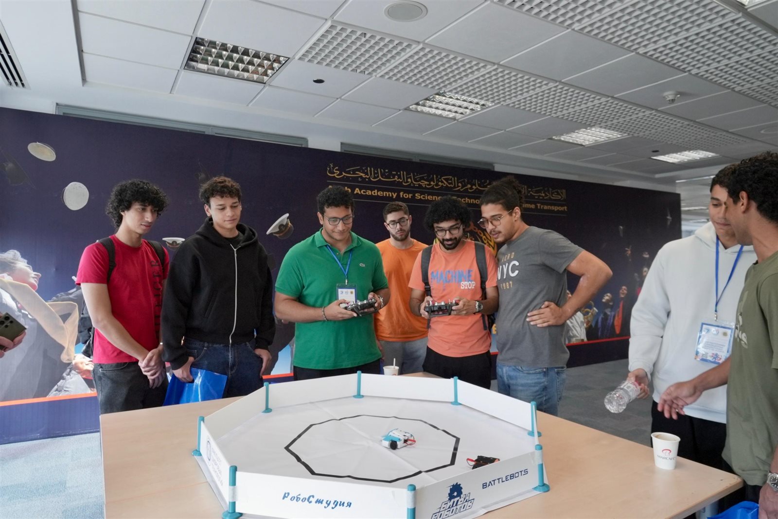 الأكاديمية العربية للعلوم والتكنولوجيا تطلق أسبوع الروبوتات بالشراكة مع جامعة روسية