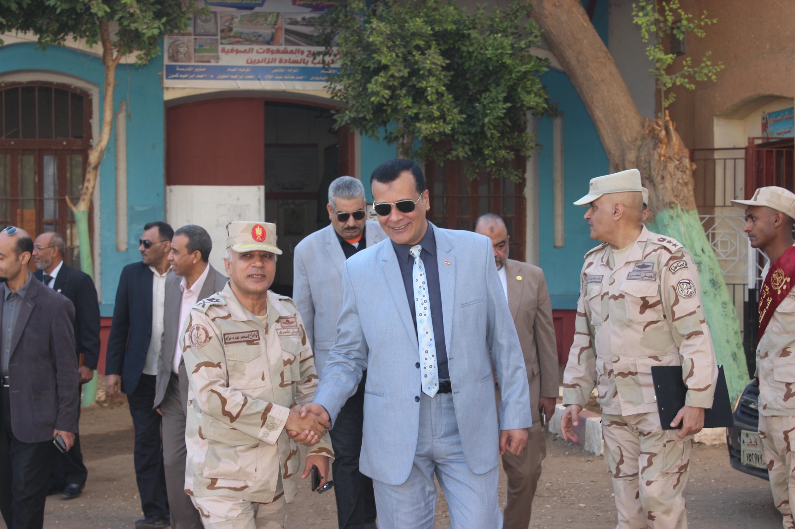 تعليم سوهاج ينافس للفوز بمسابقة أفضل مدرسة تأسيس عسكري