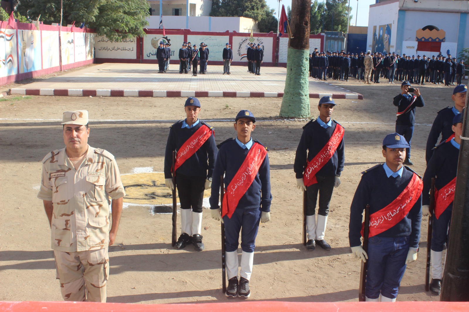 تعليم سوهاج ينافس للفوز بمسابقة أفضل مدرسة تأسيس عسكري