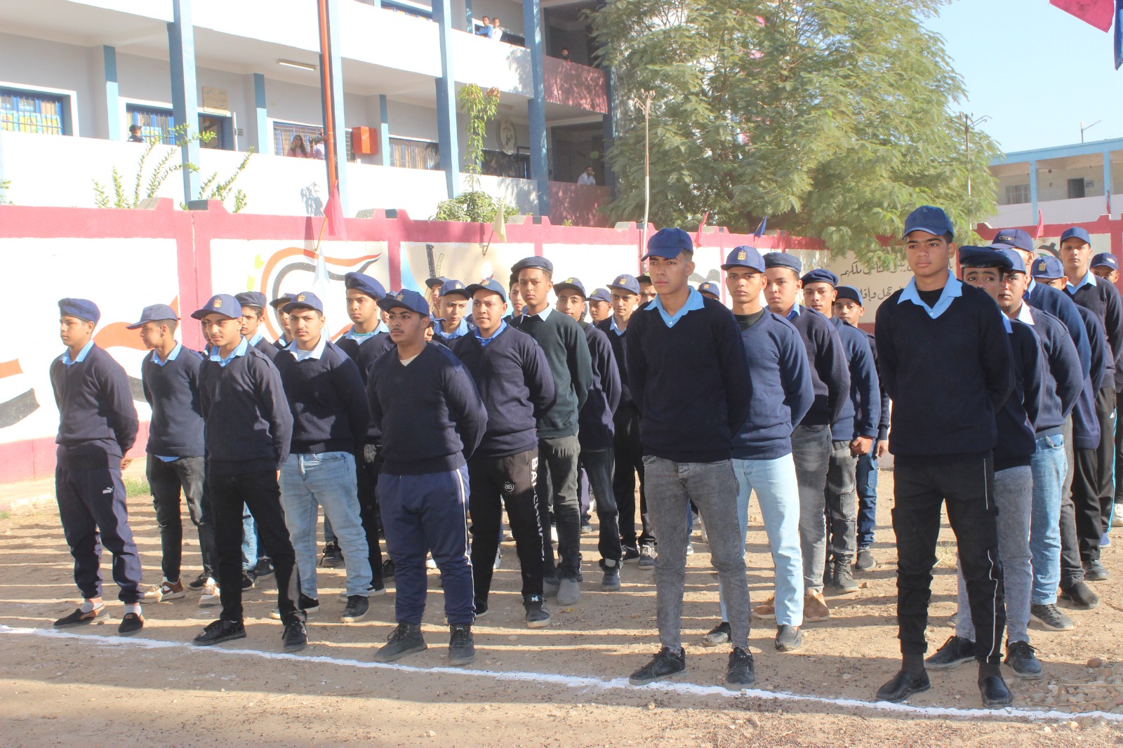 تعليم سوهاج ينافس للفوز بمسابقة أفضل مدرسة تأسيس عسكري