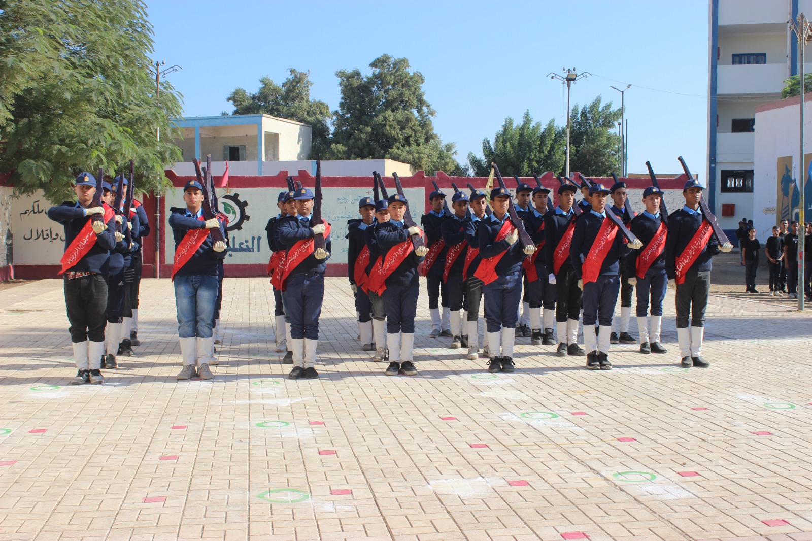 تعليم سوهاج ينافس للفوز بمسابقة أفضل مدرسة تأسيس عسكري