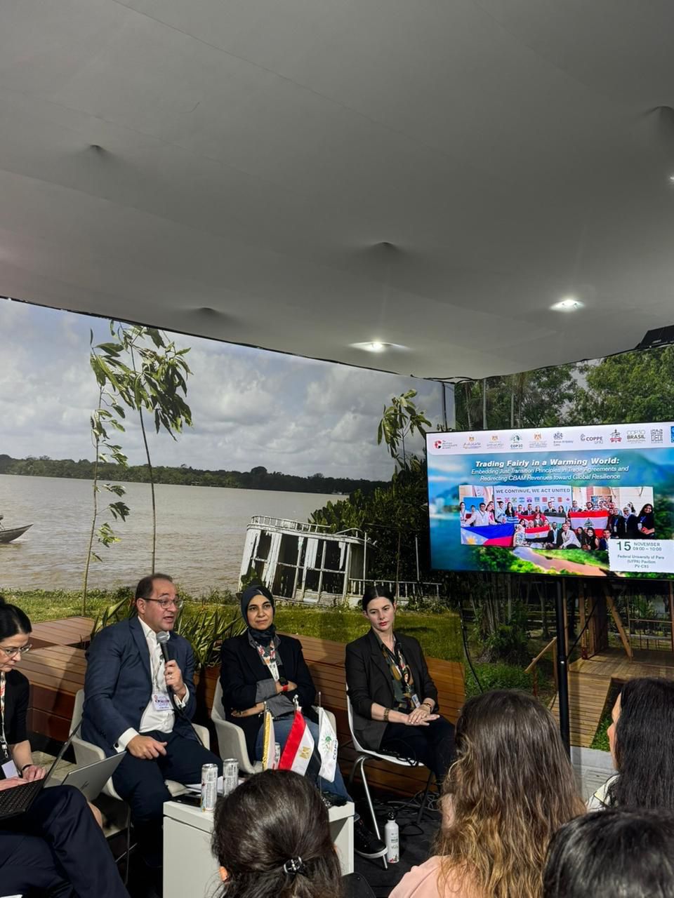 الجامعة البريطانية تستهل مشاركتها في COP30 بالبرازيل بجلسة برئاسة وزير المالية المصري