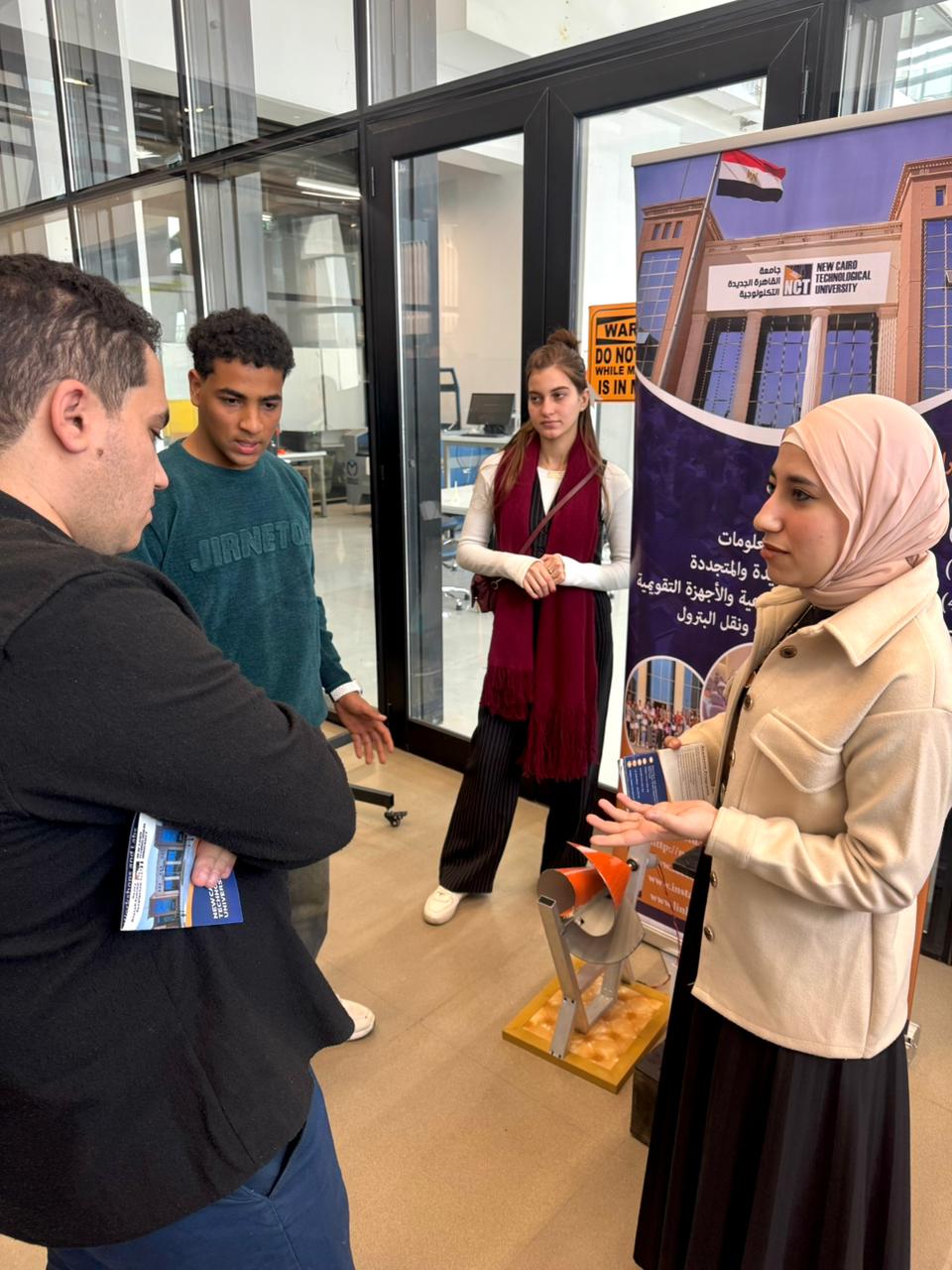 جامعة القاهرة الجديدة التكنولوجية تشارك في معرض الجامعات الأجنبية في مصر ومستقبل الابداع والابتكار