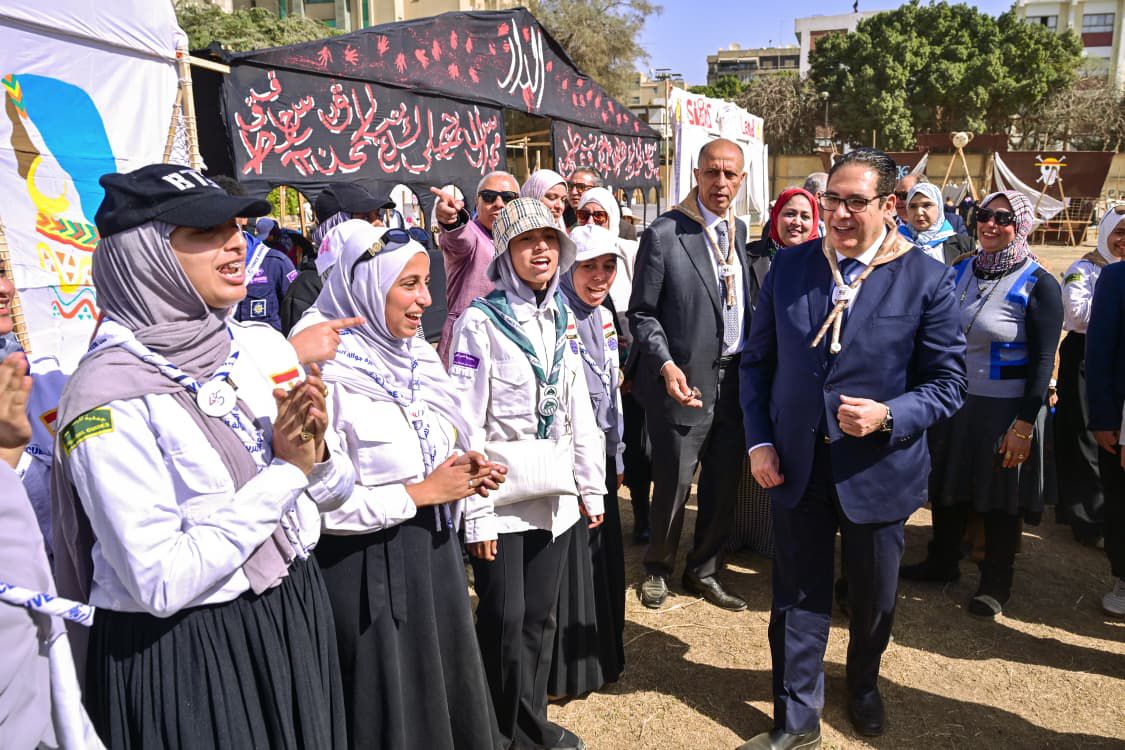 جامعة القاهرة تشعل الإبداع فى المهرجان الكشفي والإرشادي بمشاركة واسعة من الكليات