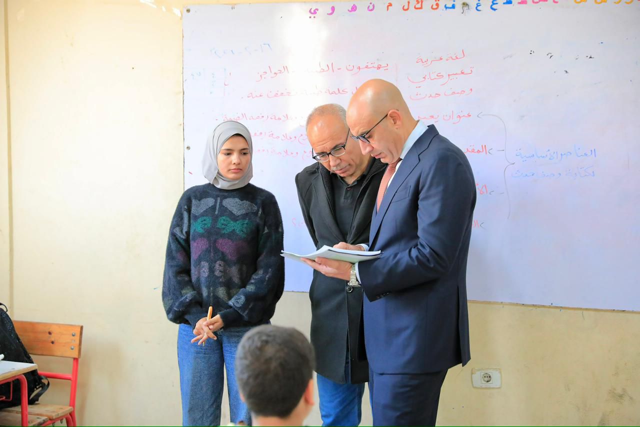 وزير التربية والتعليم يتفقد مدارس تحيا مصر بالأسمرات