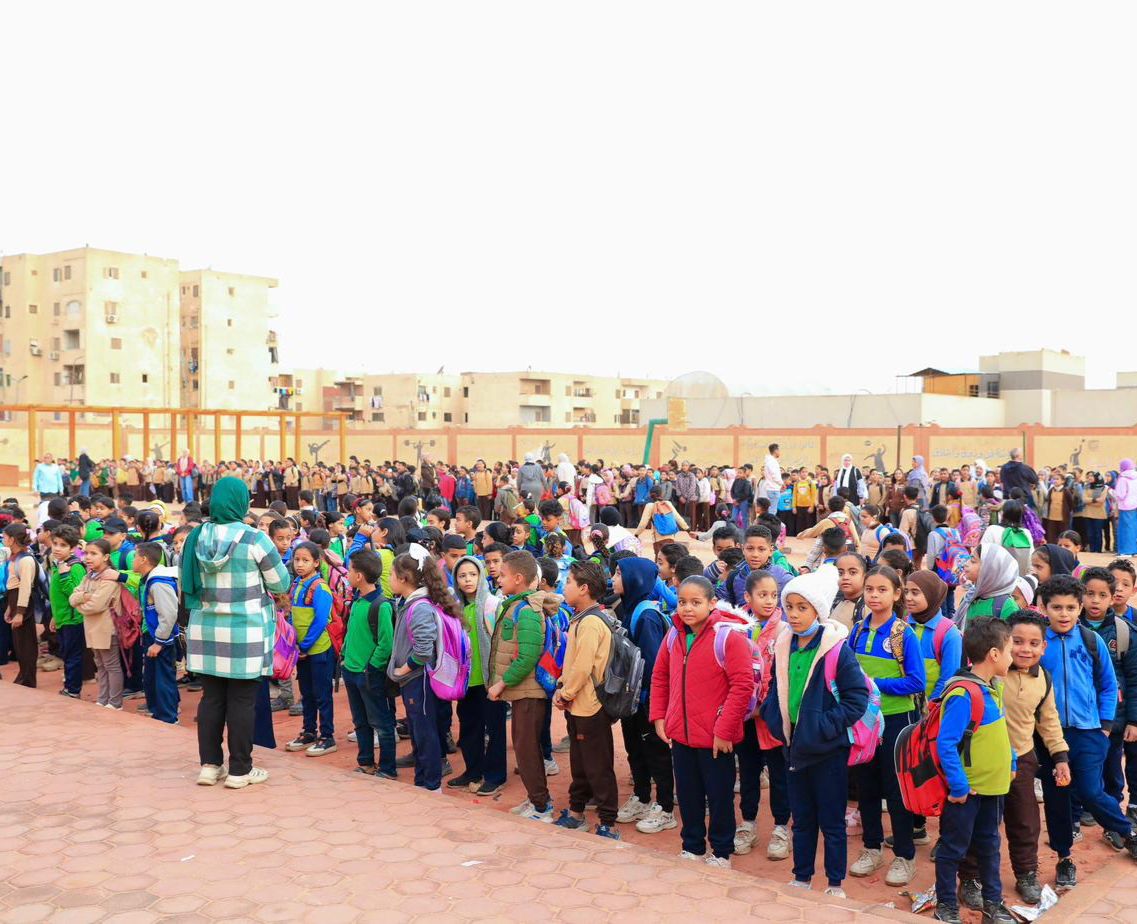 وزير التربية والتعليم يتفقد مدارس تحيا مصر بالأسمرات