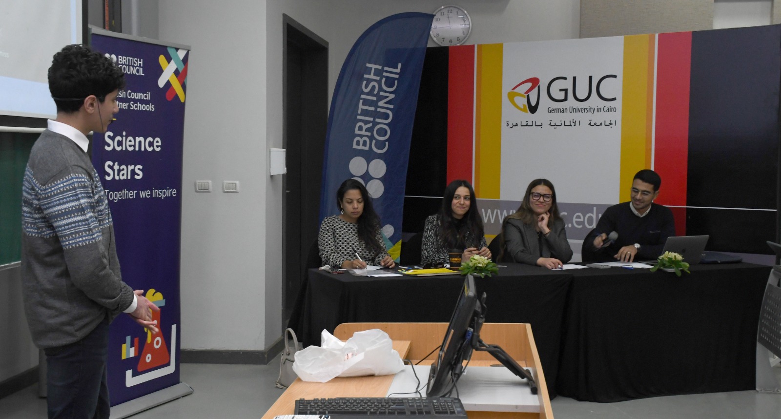 الجامعة الألمانية بالقاهرة تستضيف مسابقة Science Stars نجوم العلوم بالتعاون مع المجلس الثقافي البريطاني للعام الثالث على التوالي