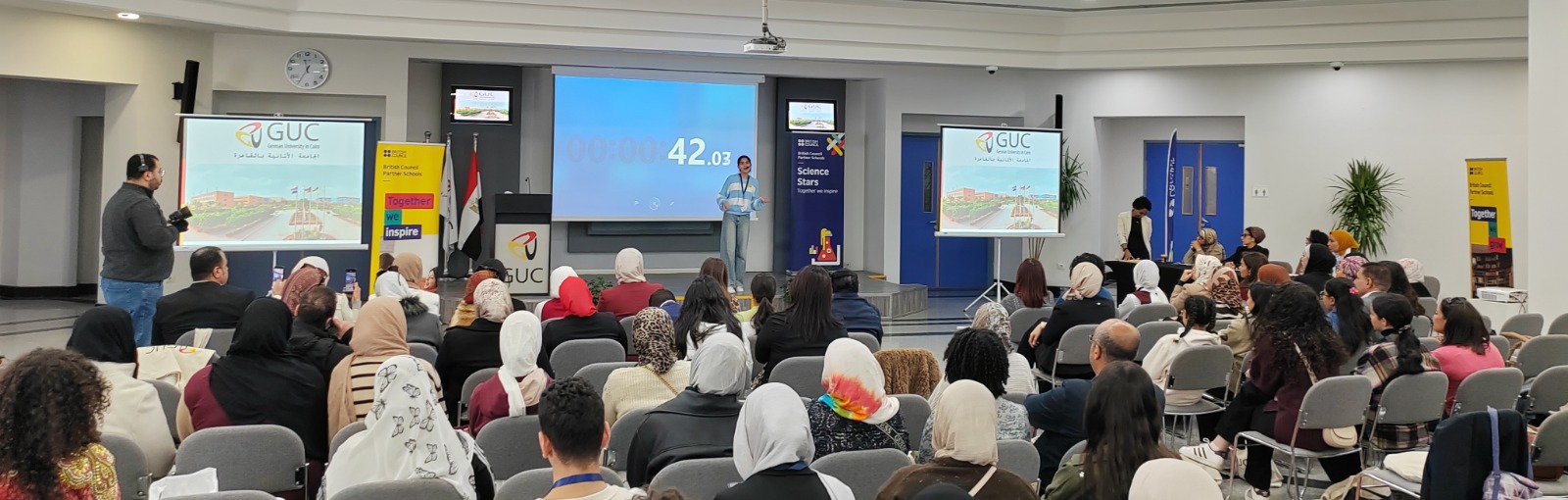 الجامعة الألمانية بالقاهرة تستضيف مسابقة Science Stars نجوم العلوم بالتعاون مع المجلس الثقافي البريطاني للعام الثالث على التوالي
