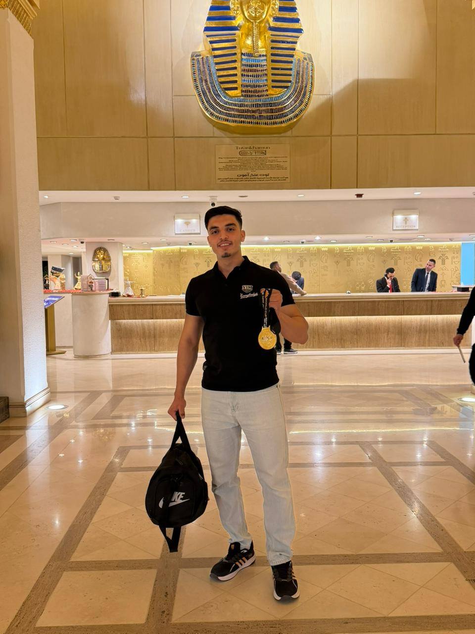 ذهبية عالمية جديدة لـ جامعة القاهرة التكنولوجية في بطولة العالم للقوة البدنية Deadlift