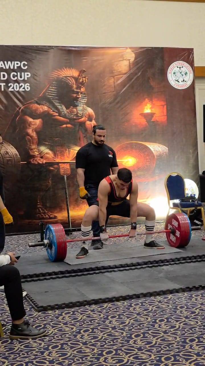 ذهبية عالمية جديدة لـ جامعة القاهرة التكنولوجية في بطولة العالم للقوة البدنية Deadlift