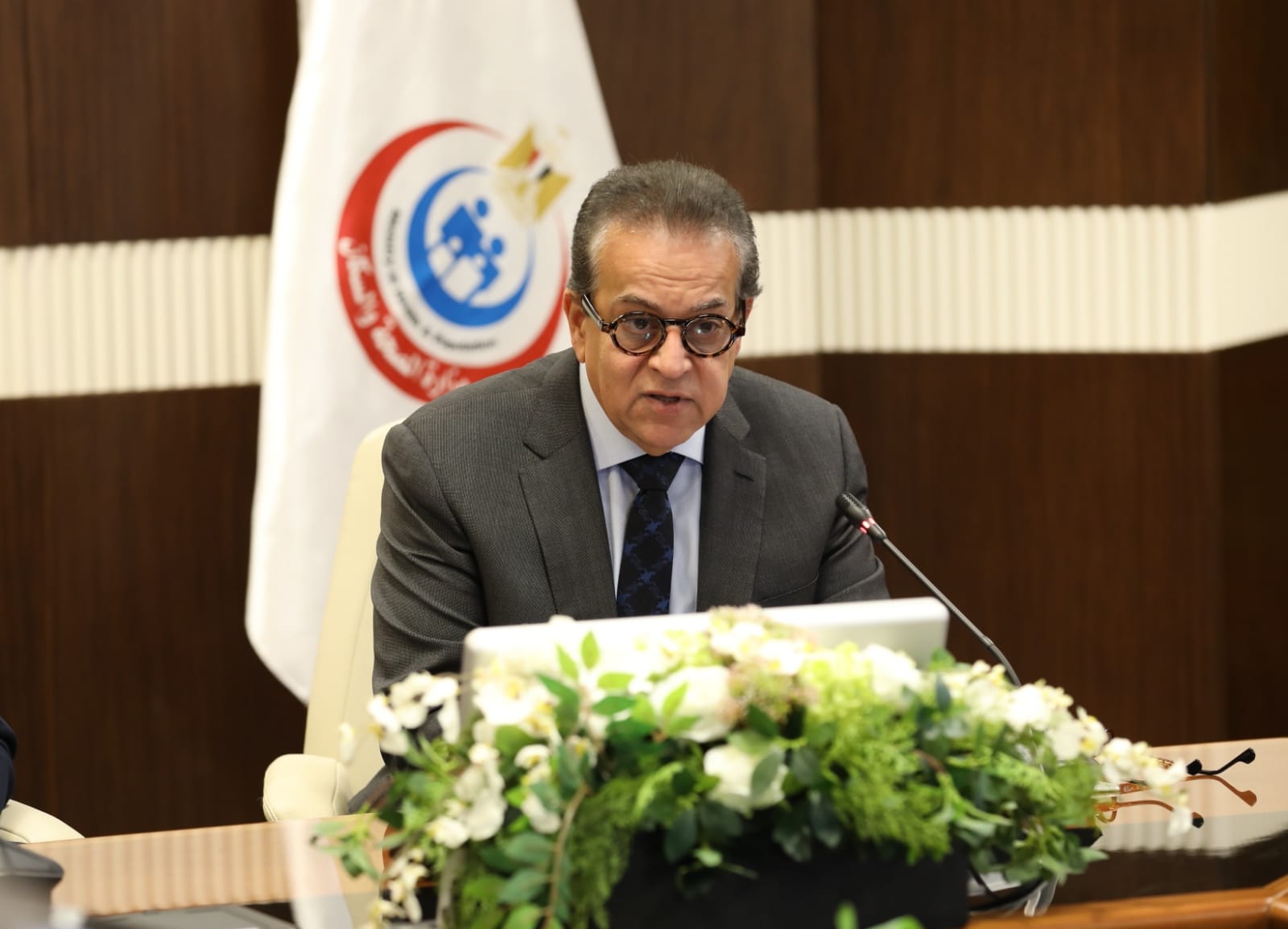 الدكتور خالد عبدالغفار وزير الصحة والسكان