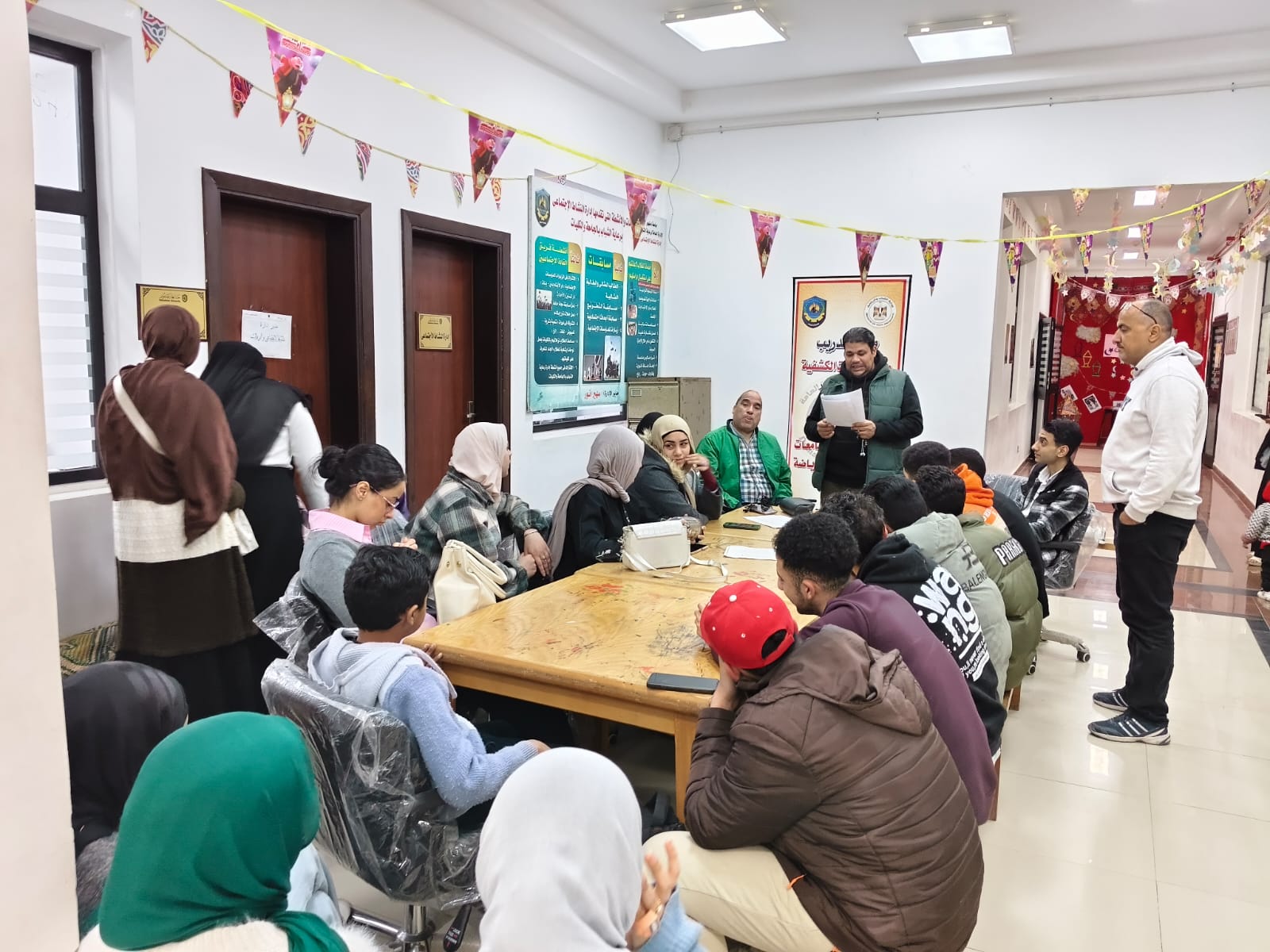 جامعة دمنهور تصقل مهارات جوالي ومرشدات الجامعة