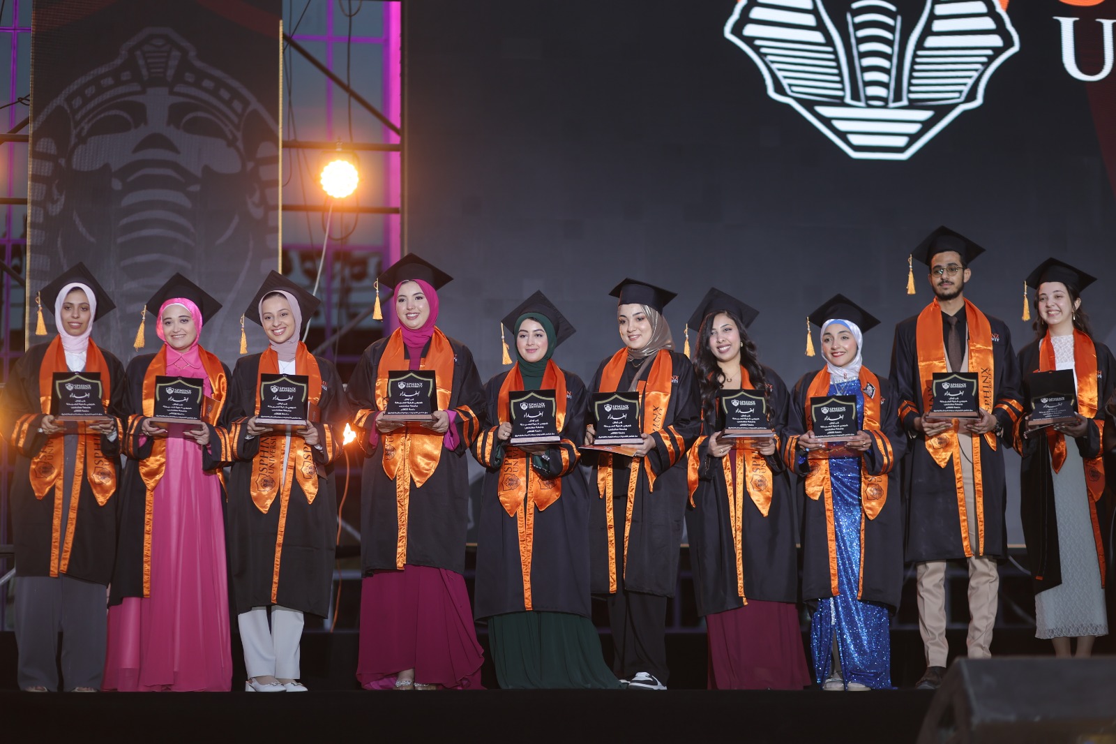 جامعة سفنكس تحتفل بتخريج أول دفعة في حفل مميز بأسيوط