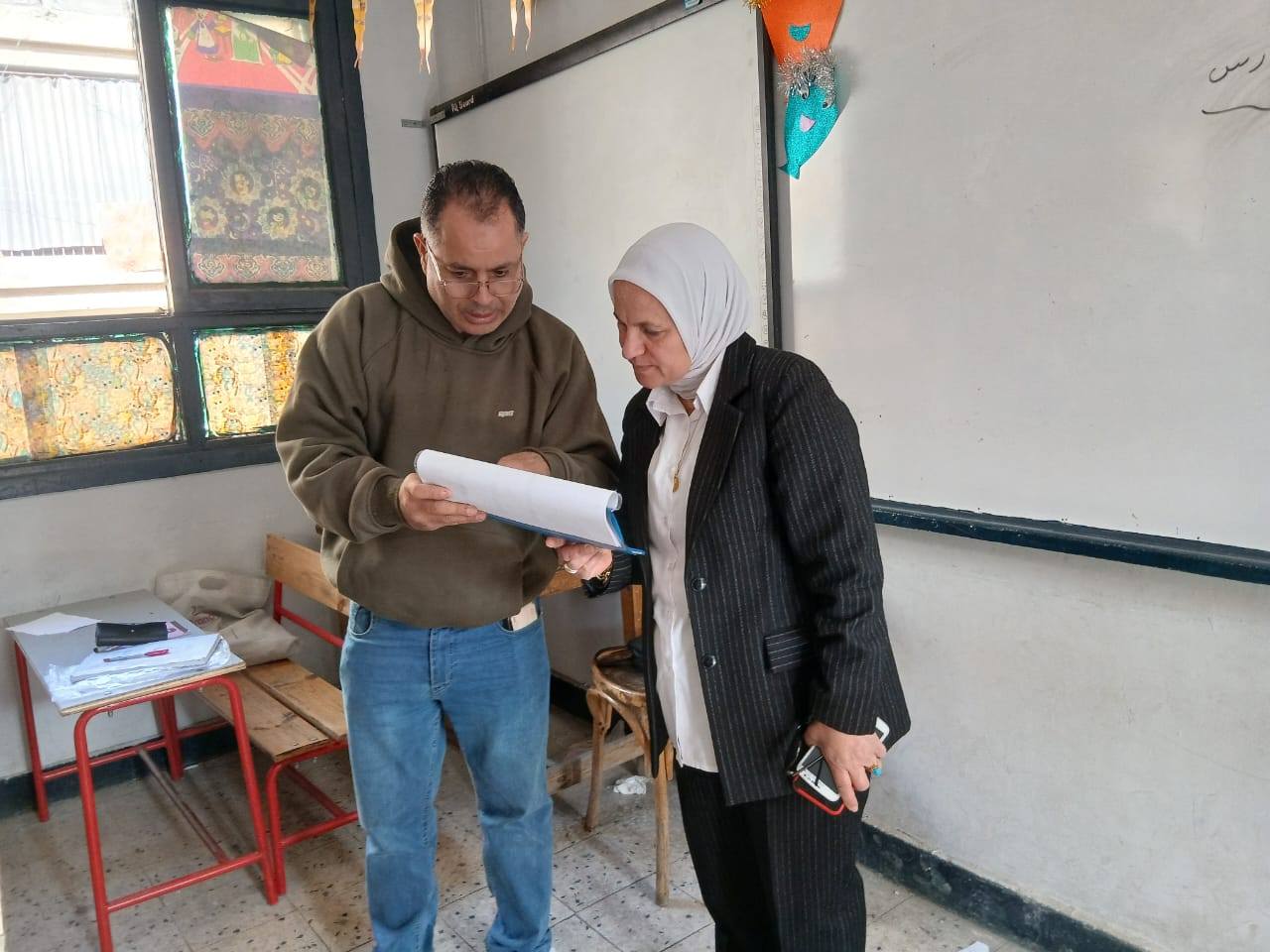 مدير تعليم القاهرة تقوم بجولة مفاجئة لمتابعة انتظام الدراسة والامتحانات