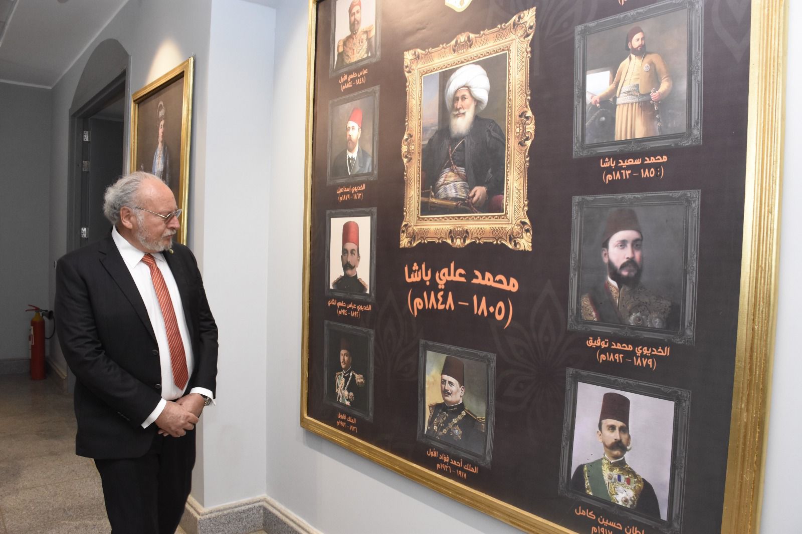 جامعة عين شمس تستقبل الملك أحمد فؤاد الثاني في قصر الزعفران التاريخي