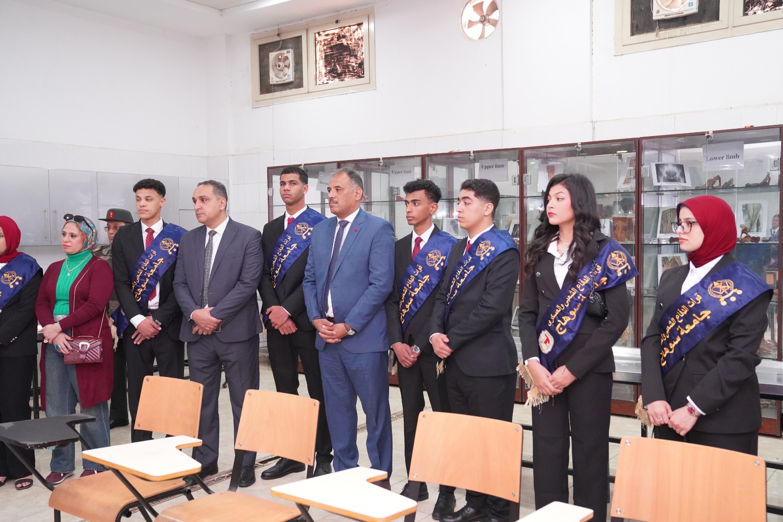 جامعة سوهاج في كلية الطب العسكري بجولة علمية فريدة 