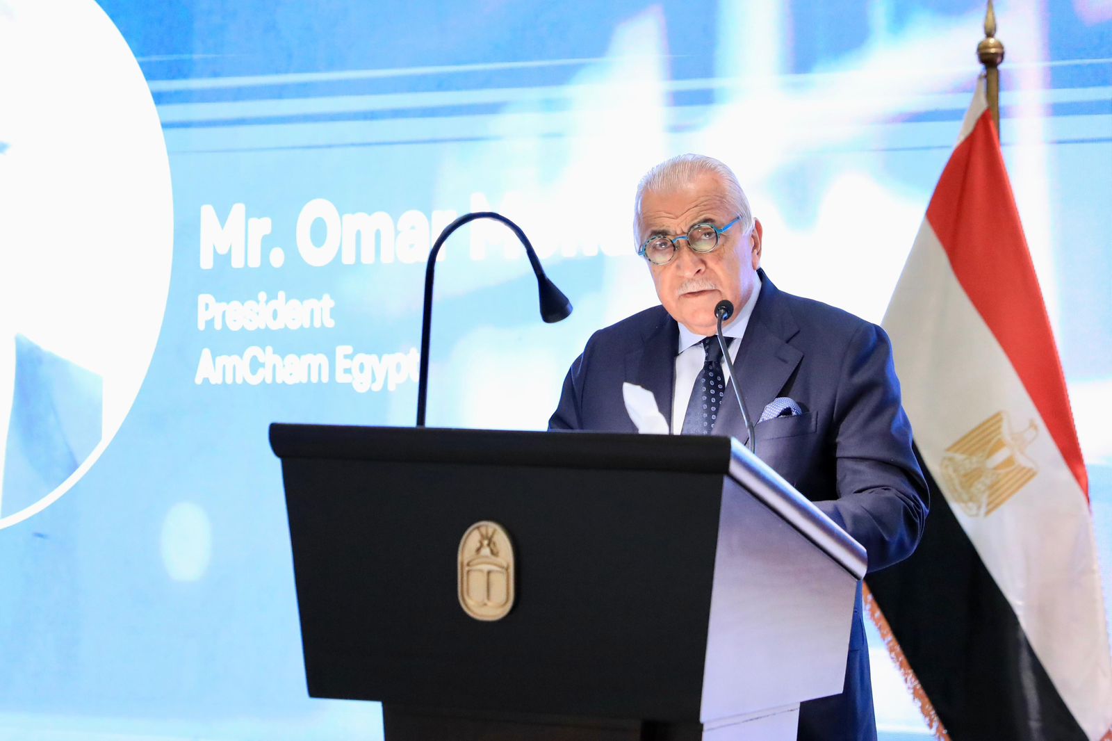 عمر مهنا رئيس غرفة التجارة الأمريكية