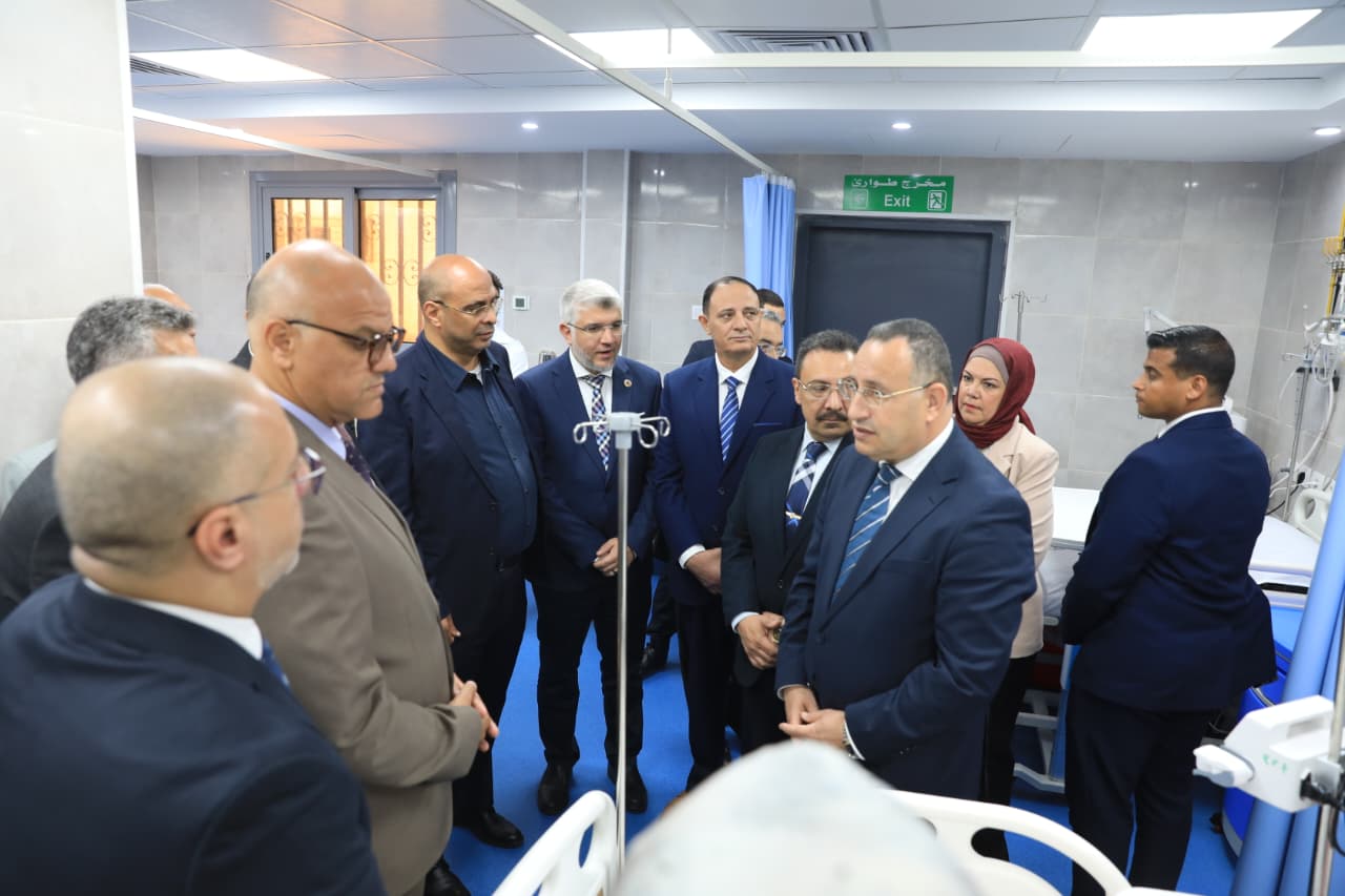 وزير التعليم العالي ومحافظ الإسكندرية ورئيس جامعة الإسكندرية يفتتحون عددًا من المشروعات الصحية بجامعة الإسكندرية