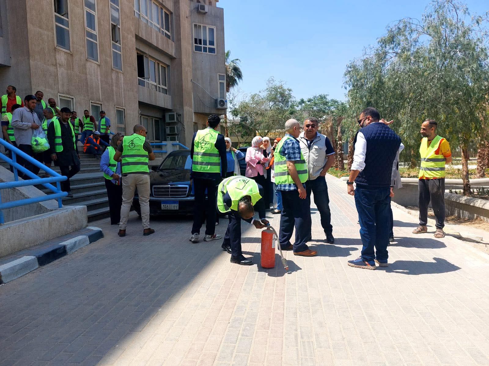 جامعة العاصمة تطبق محاكاة حريق لرفع جاهزية الإخلاء