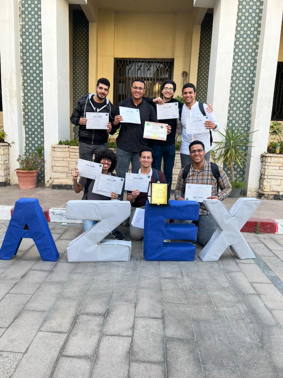 إنجاز طلابي متميز في AZEX’26 داخل جامعة عين شمس