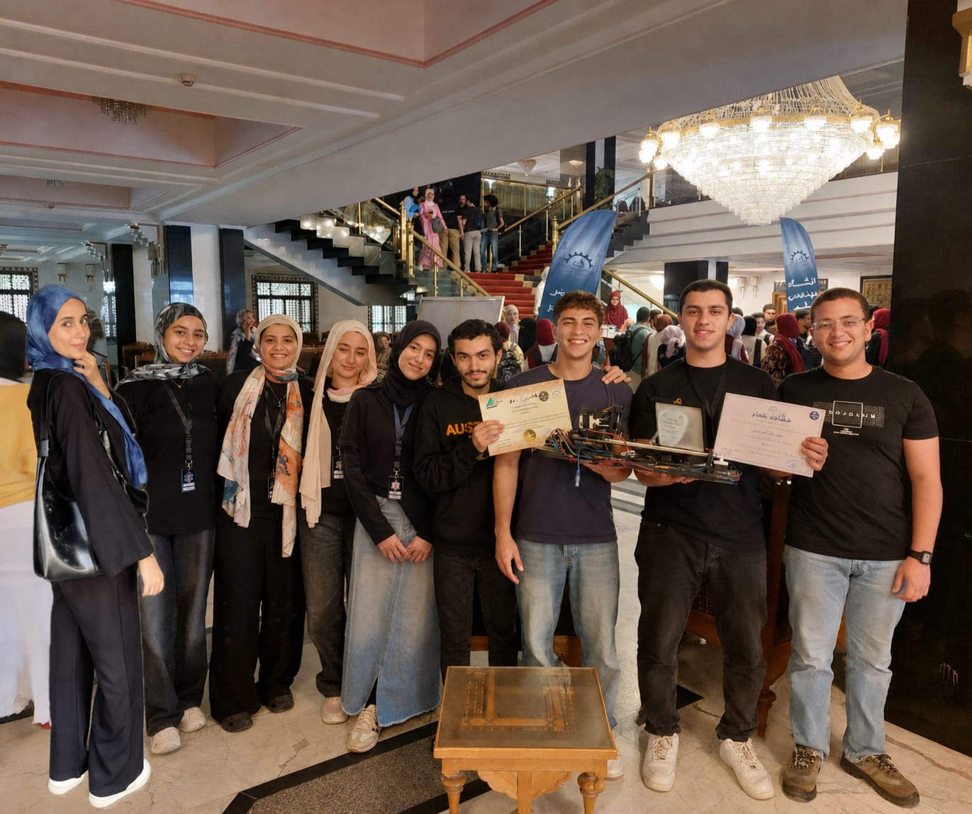 إنجاز طلابي متميز في AZEX’26 داخل جامعة عين شمس