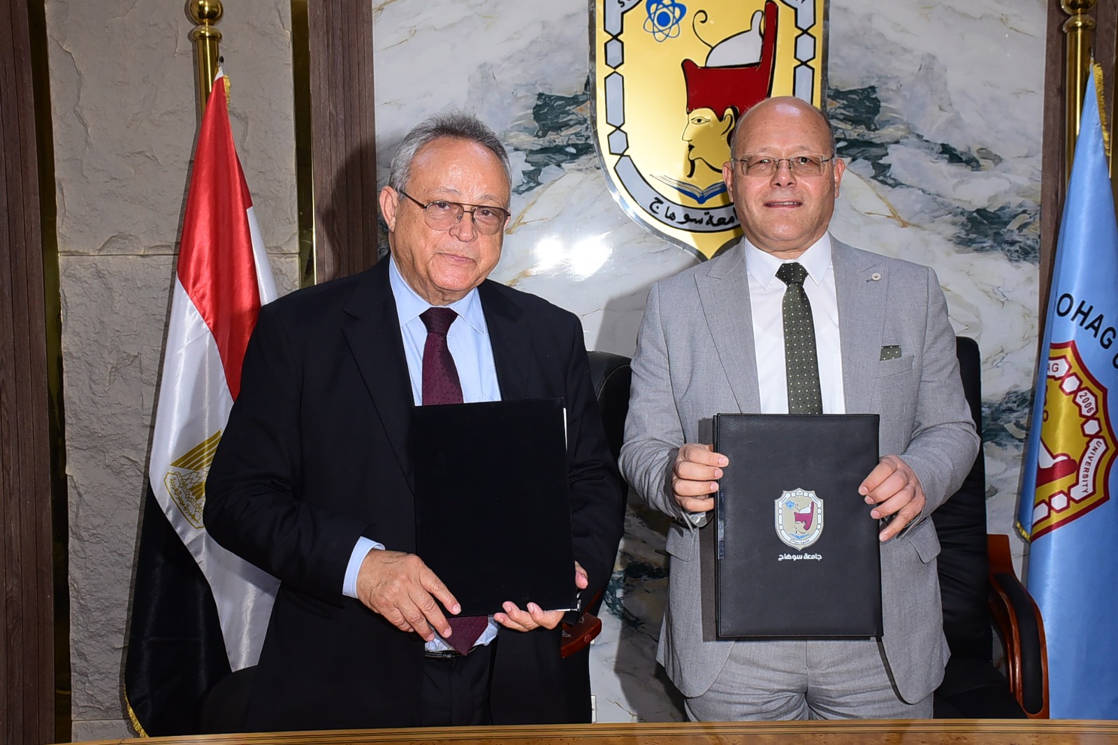 جامعة سوهاج توقع بروتوكول تعاون مع مكتبة الإسكندرية لدعم الذكاء الاصطناعي