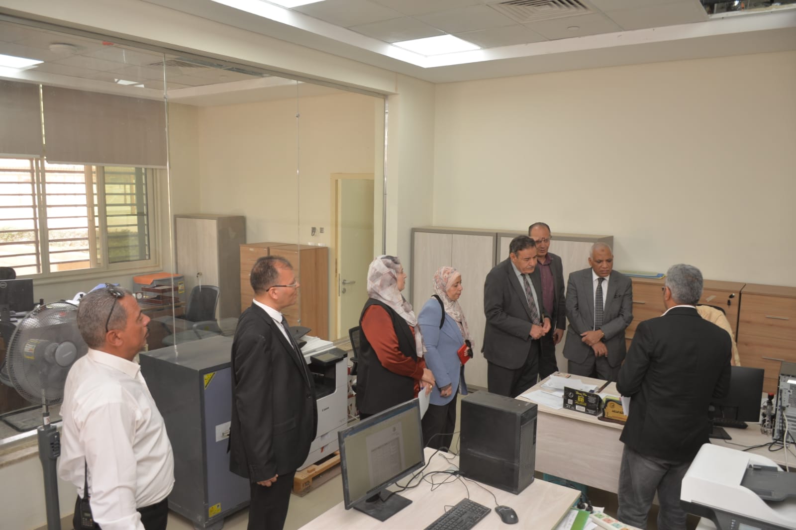 جامعة أسيوط الأهلية تستقبل لجنة الحاسبات والذكاء الاصطناعي لمتابعة الإمكانيات المادية