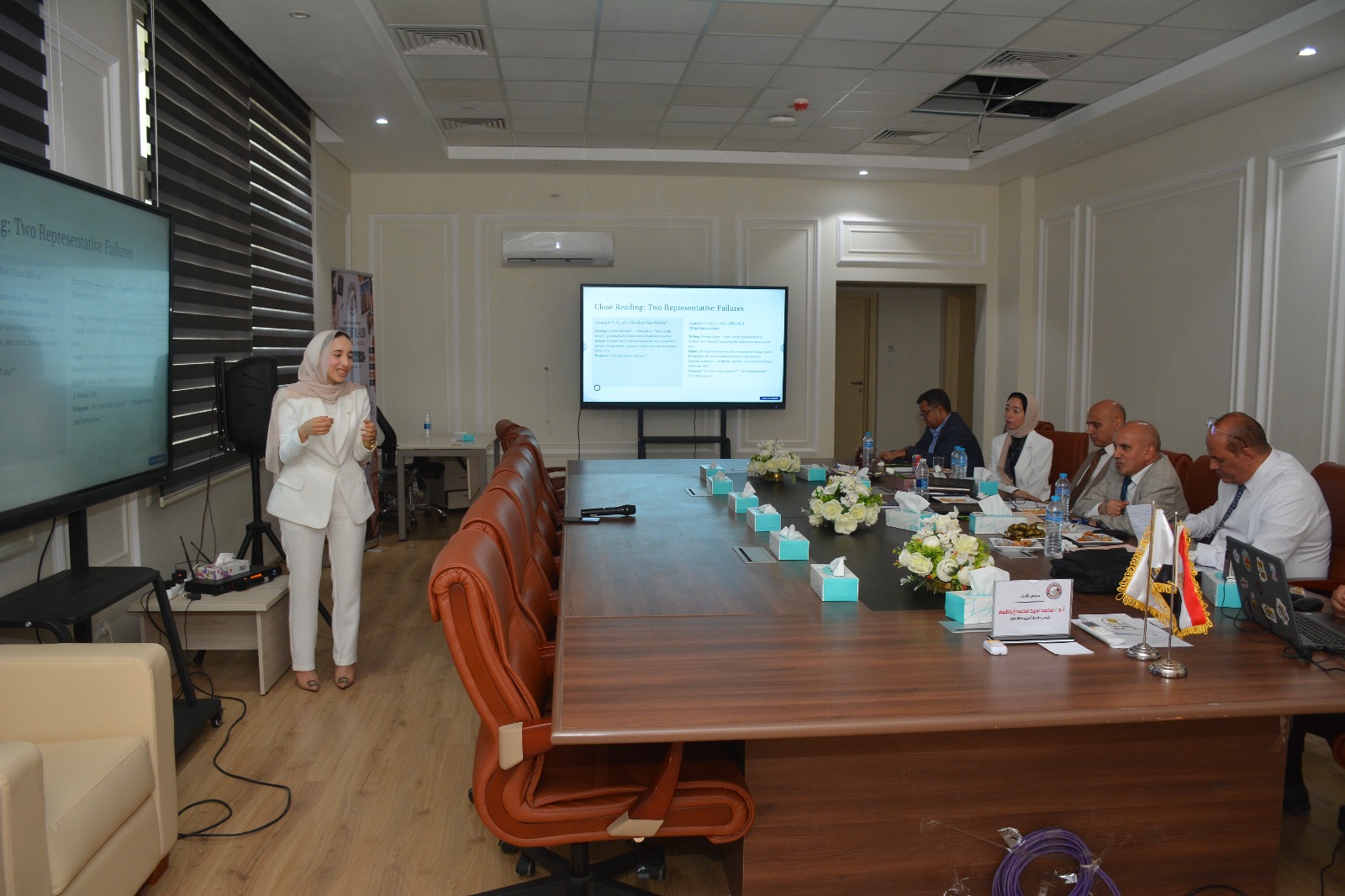 جامعة أسيوط الأهلية تتألق بمشروعات تخرج الألسن واللغات التطبيقية