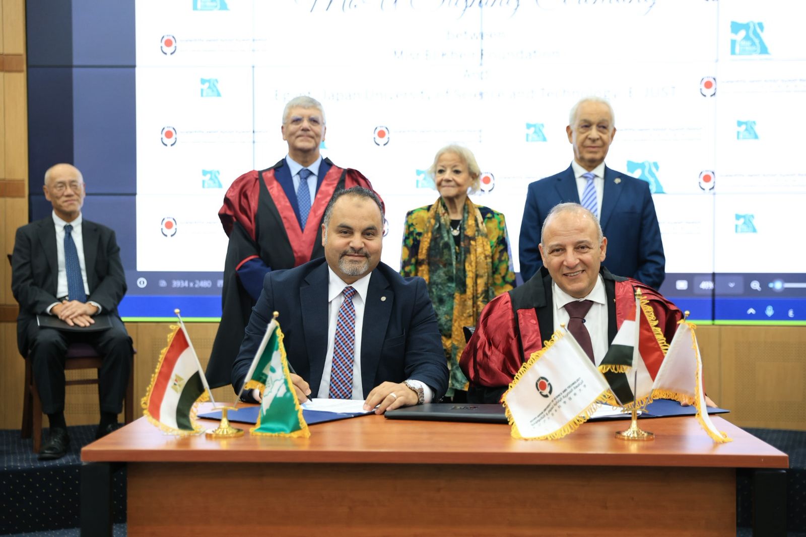 الجامعة المصرية اليابانية تبرم بروتوكولًا مع مؤسسة مصر الخير