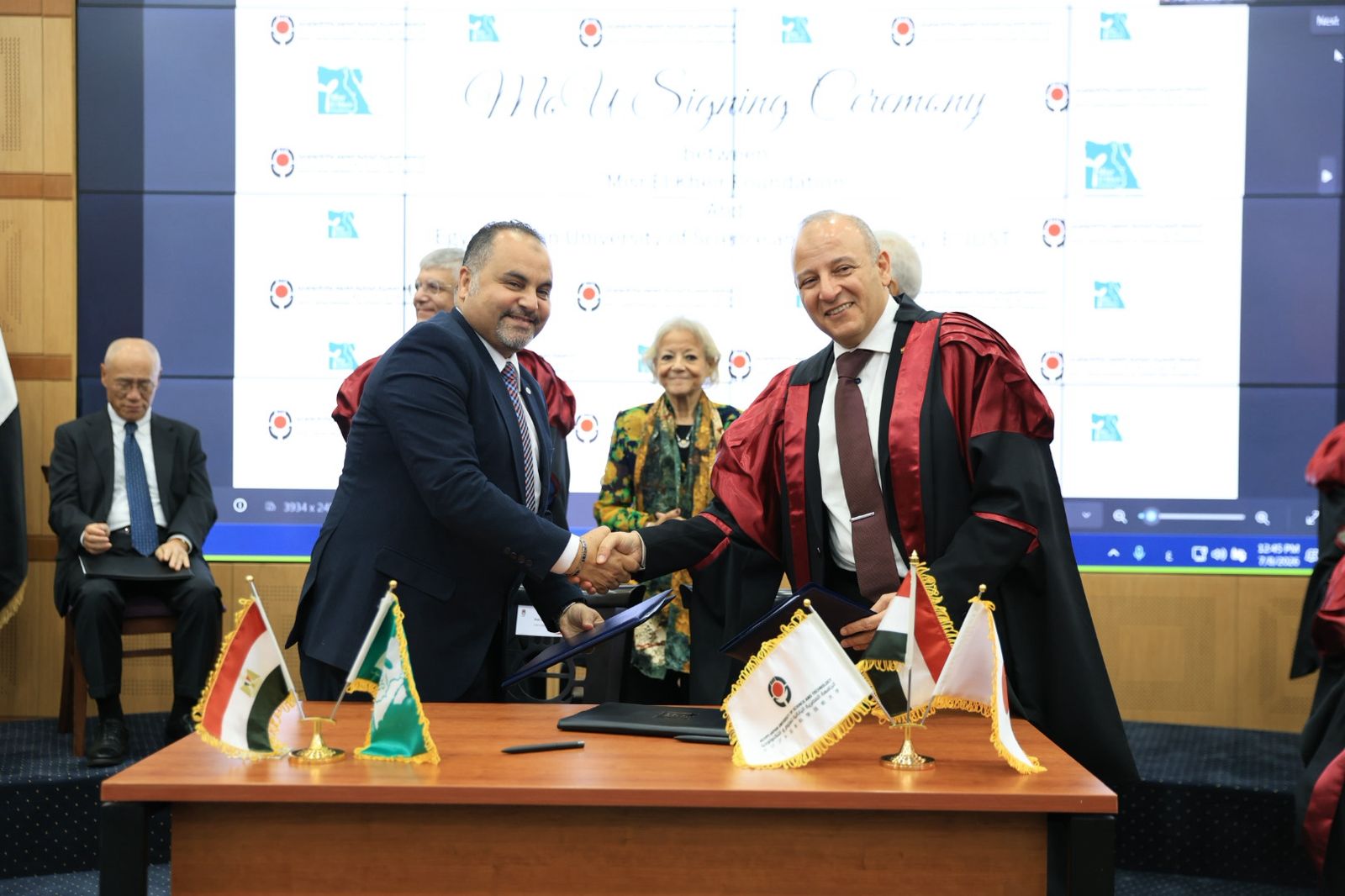 الجامعة المصرية اليابانية تبرم بروتوكولًا مع مؤسسة مصر الخير